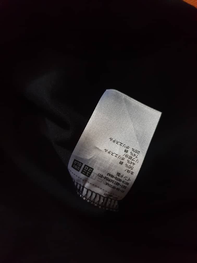 Japanese Brand Uniqlo super black longsleeve shirt Size US XL / EU 56 / 4 - 3 Thumbnail