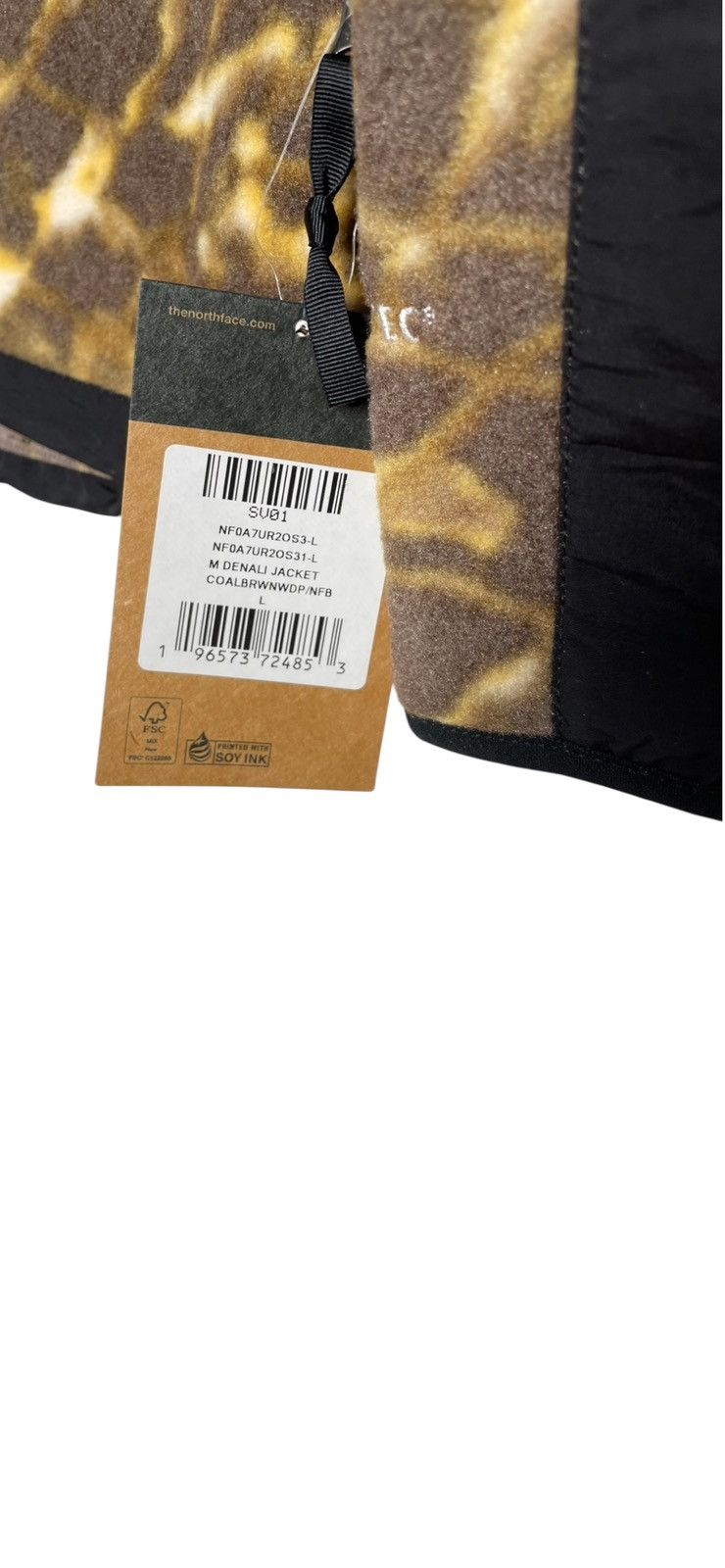 The North Face North Face Denali Fleece Jacke Neu - Braun Holz Design Size US L / EU 52-54 / 3 - 15 Thumbnail