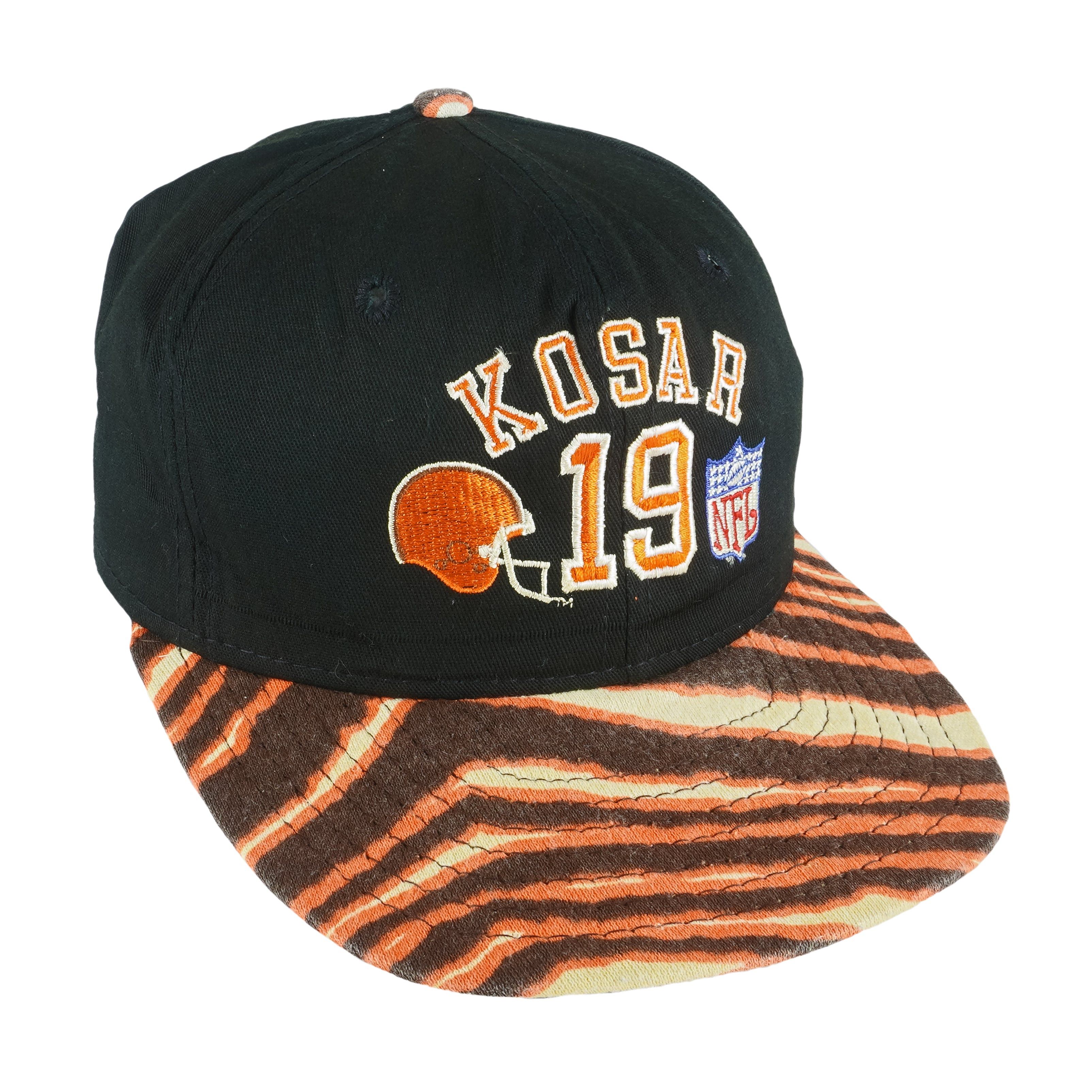 Zubaz NFL Cleveland Browns Kosar 19 Snapback Hat 1990s Size ONE SIZE - 2 Thumbnail