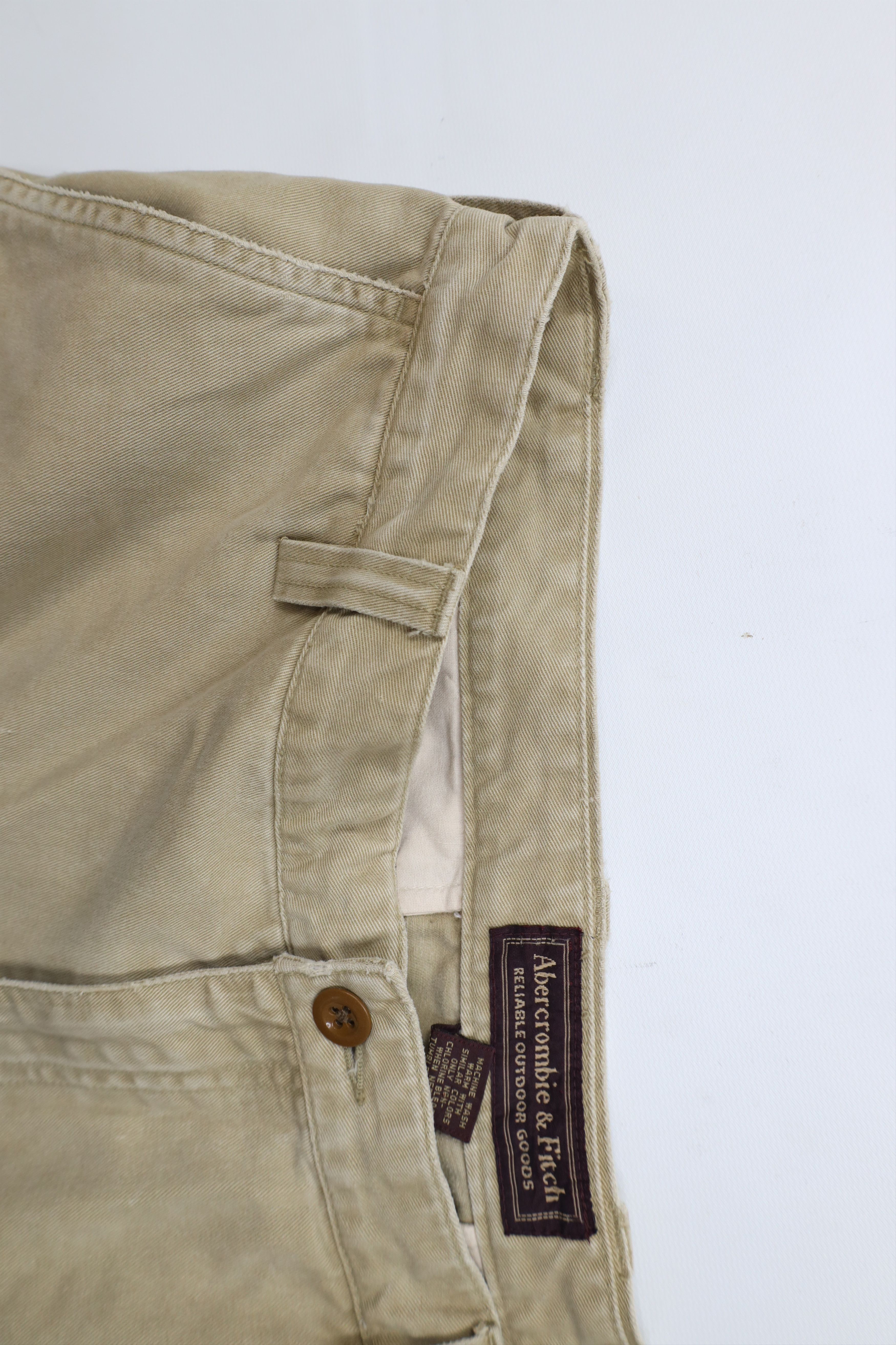 Abercrombie & Fitch Vintage 90s Abercrombie & Fitch Baggy Wide Leg Cargo Pants Size US 34 / EU 50 - 9 Thumbnail