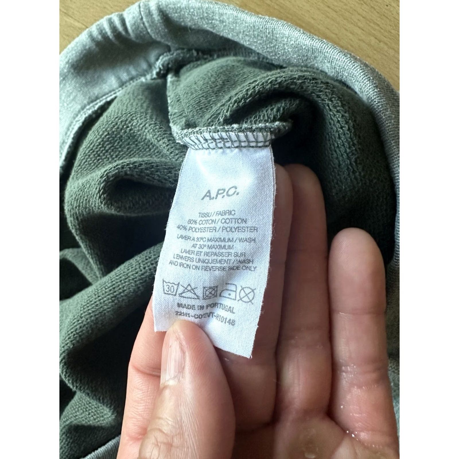 A.P.C. A.P.C. Rue Madame Paris Green Cotton Sweat Track Shorts Sweat Athletic Lounge Men S Green 90s? Size US 29 - 5 Thumbnail