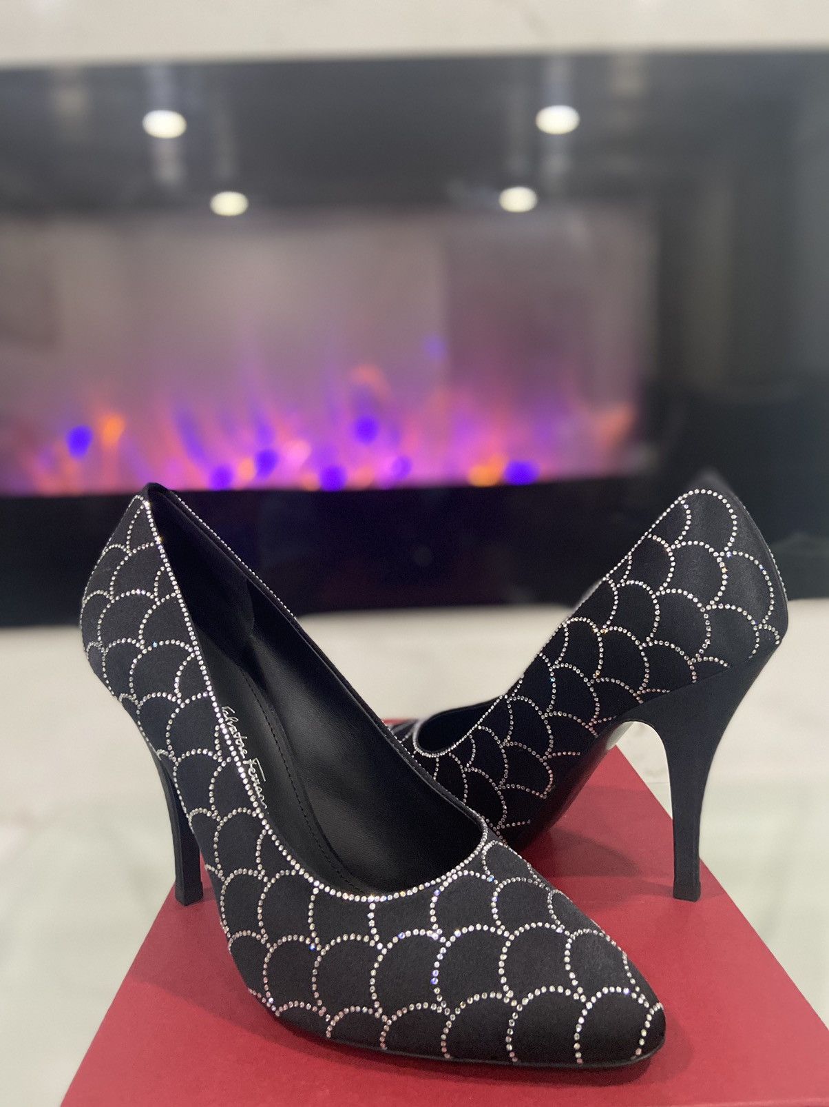 Salvatore Ferragamo Ferragamo Rhinestone Pumps - Women’s 6.5 - Like New Size US 6.5 / IT 36.5 - 4 Thumbnail