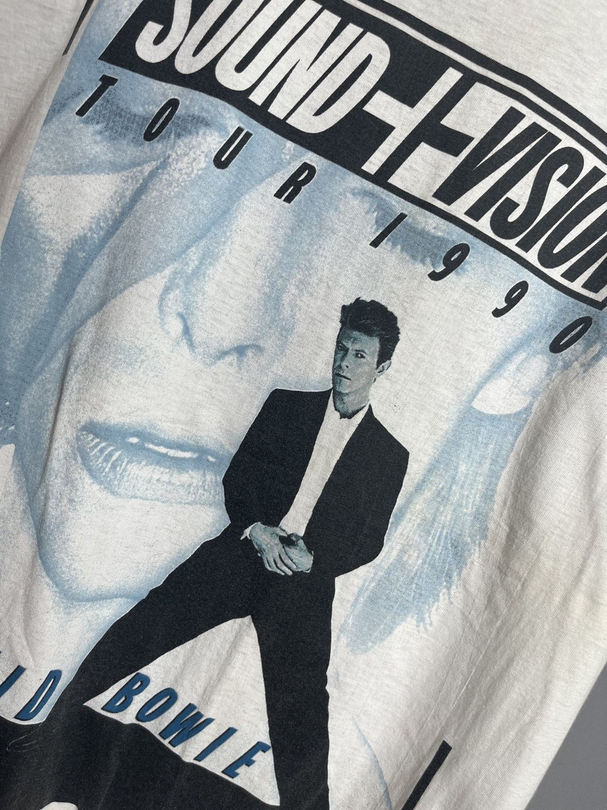 Other david bowie sound+vision tour 1990 Rock Concert Rare White Size US L / EU 52-54 / 3 - 5 Thumbnail