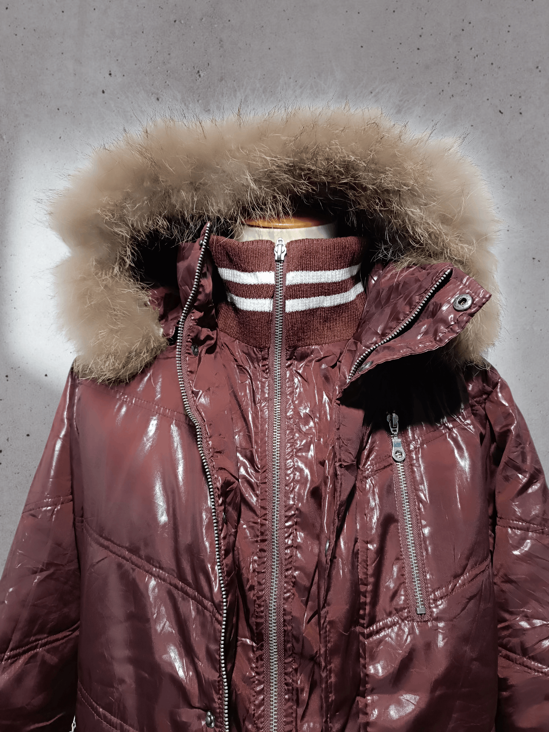 Japanese Brand Double Layer Fur Puffer Down Jacket If Six Was Nine Style Size US L / EU 52-54 / 3 - 3 Thumbnail
