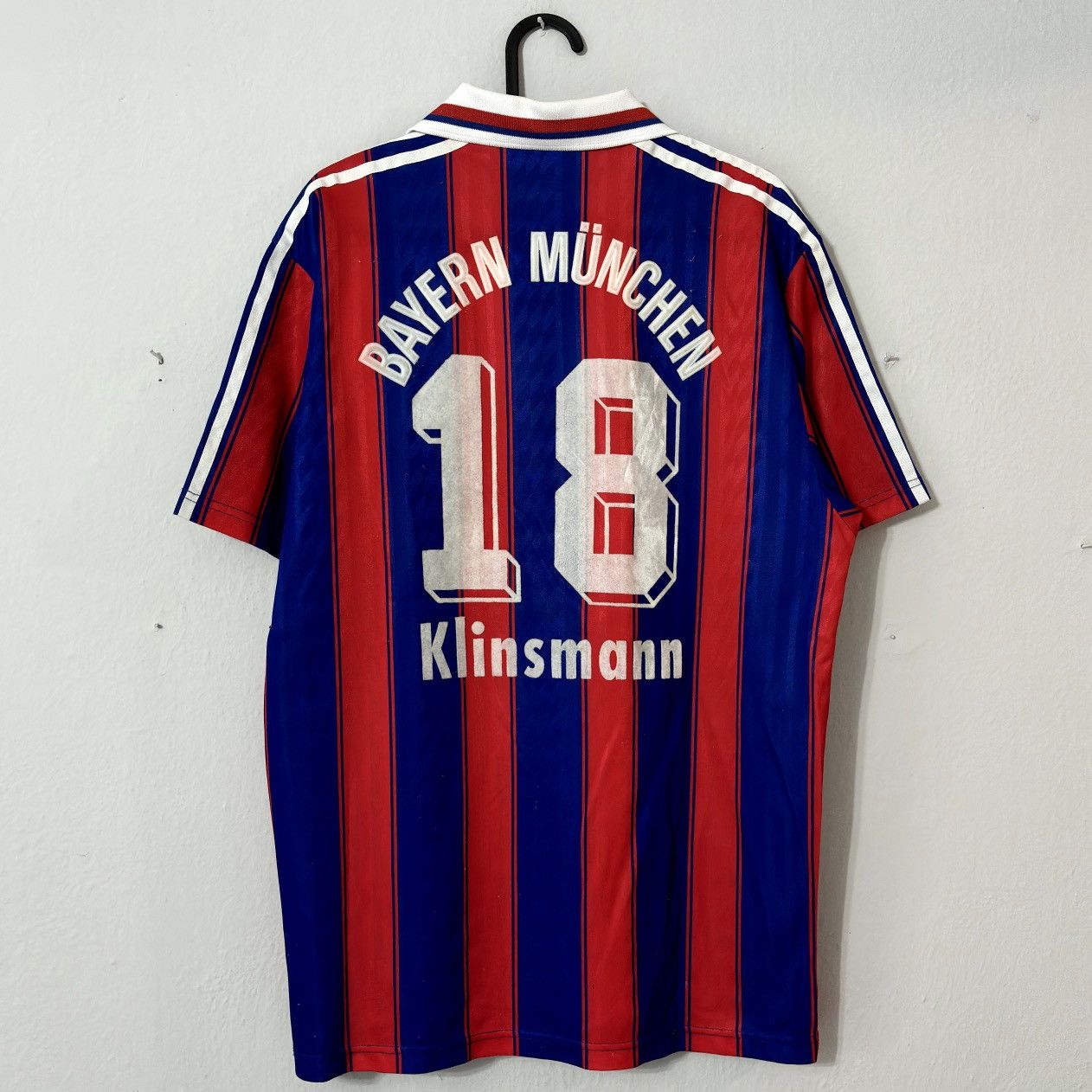 Adidas × Vintage 1995 1997 Bayern Munich Vintage Home Kit Soccer Jersey Shirt Size US M / EU 48-50 / 2 - 8 Thumbnail