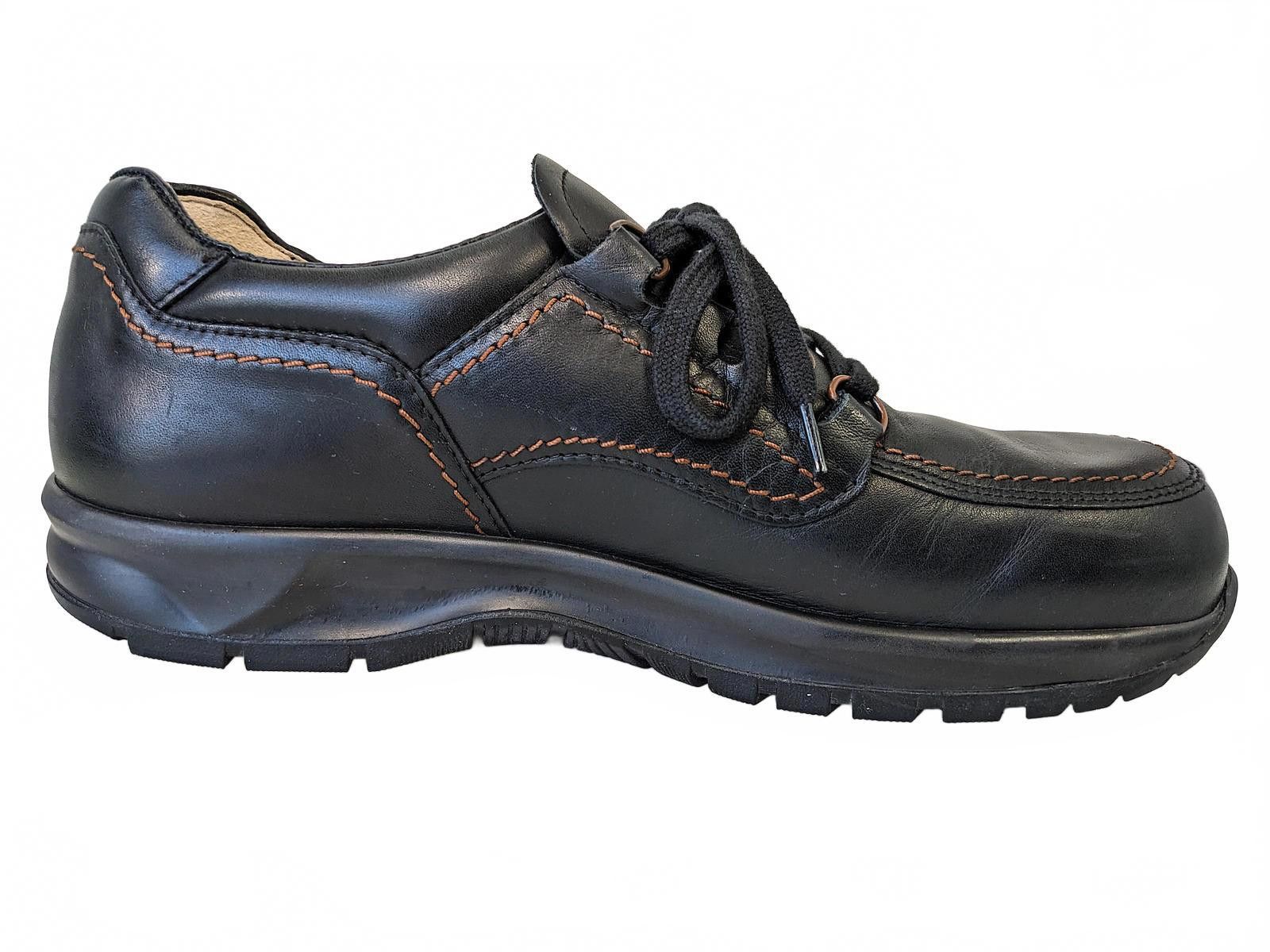Other Finn Comfort Men Walking Shoes Germany Black Leather Wide 10 Size US 10 / EU 43 - 3 Thumbnail