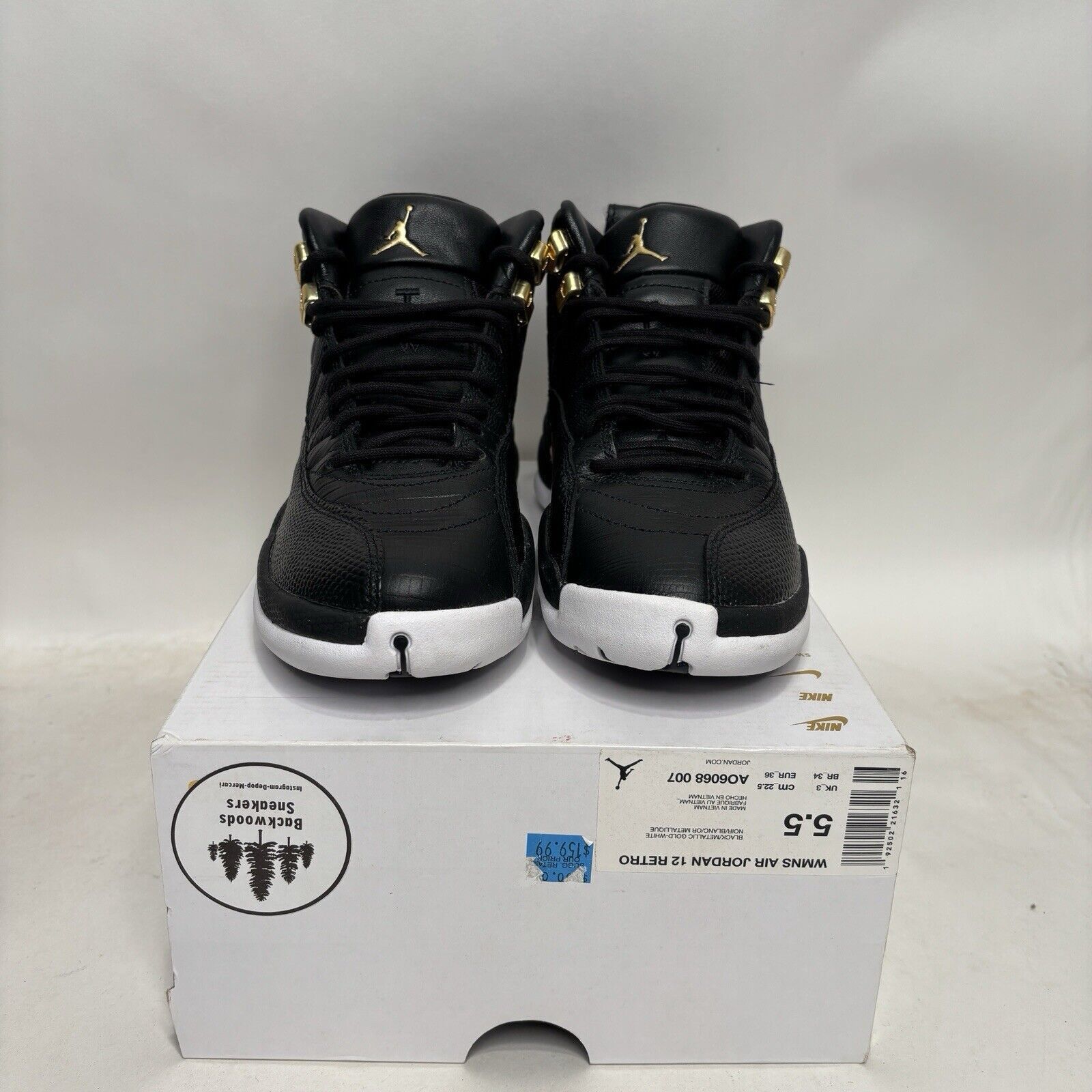 Nike Air Jordan 12 Retro WMNS “Reptile/Black Gold” 2024