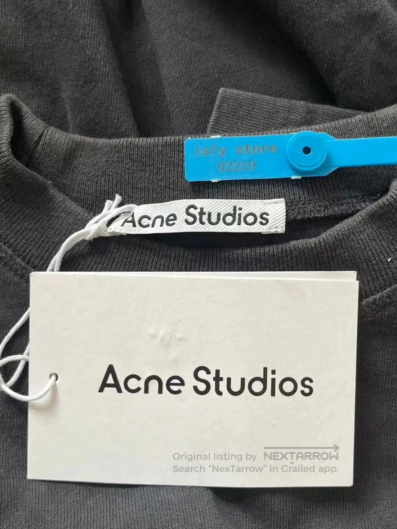 Acne Studios Acne Studios Men's Letter Round Neck T-Shirt. Size US S / EU 44-46 / 1 - 4 Thumbnail