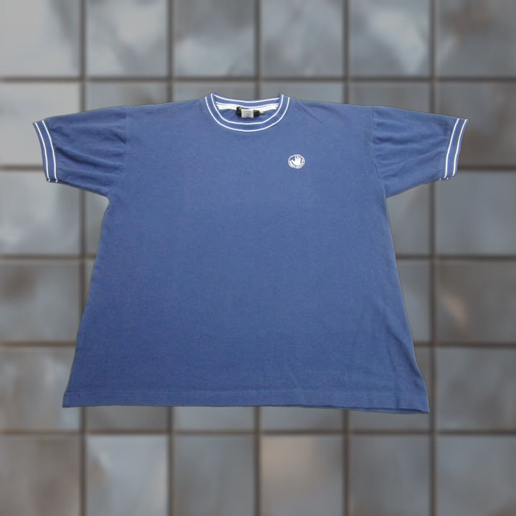 Vintage VINTAGE Body Glove Shirt Mens XL Blue Ringer Surf Logo Made USA 90s Y2K Tee Shirt Mens XL Blue Surf Logo USA 90s Vintage Size US XL / EU 56 / 4 - 1 Thumbnail