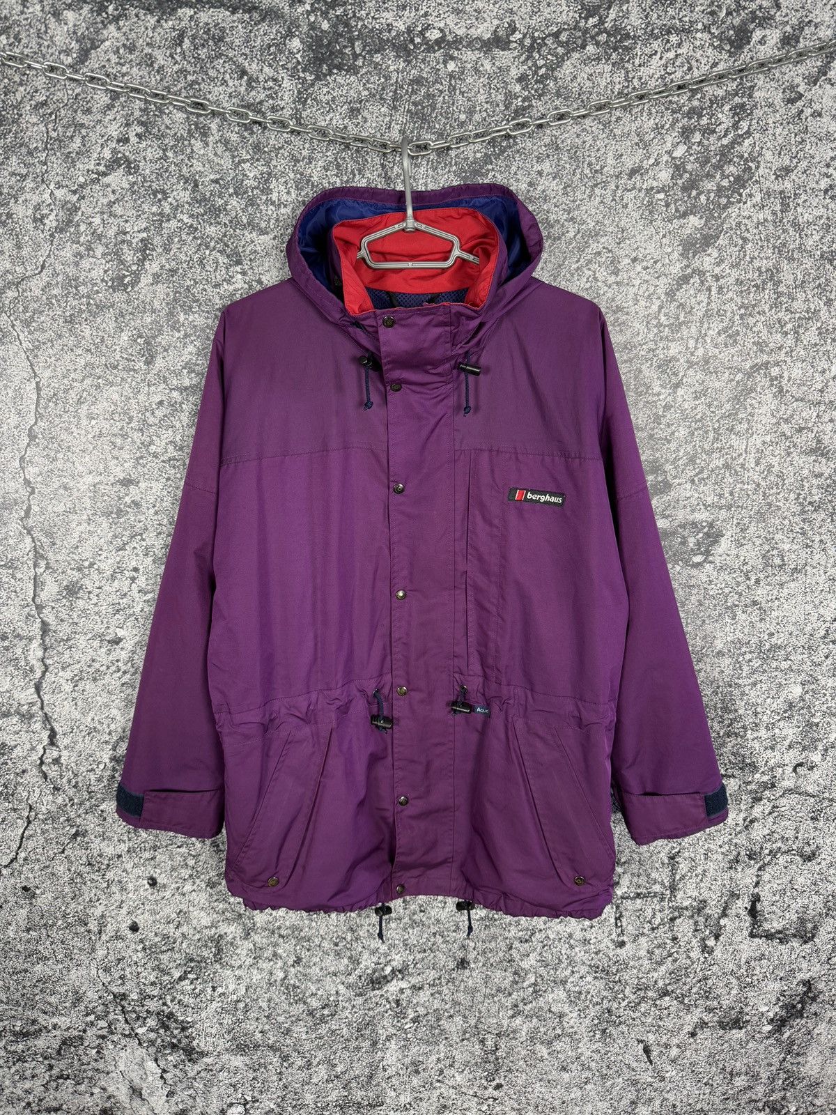 Berghaus Berghaus Aquafoil Vintage Jacket Windbreaker Purple Size M Size US M / EU 48-50 / 2 - 1 Thumbnail
