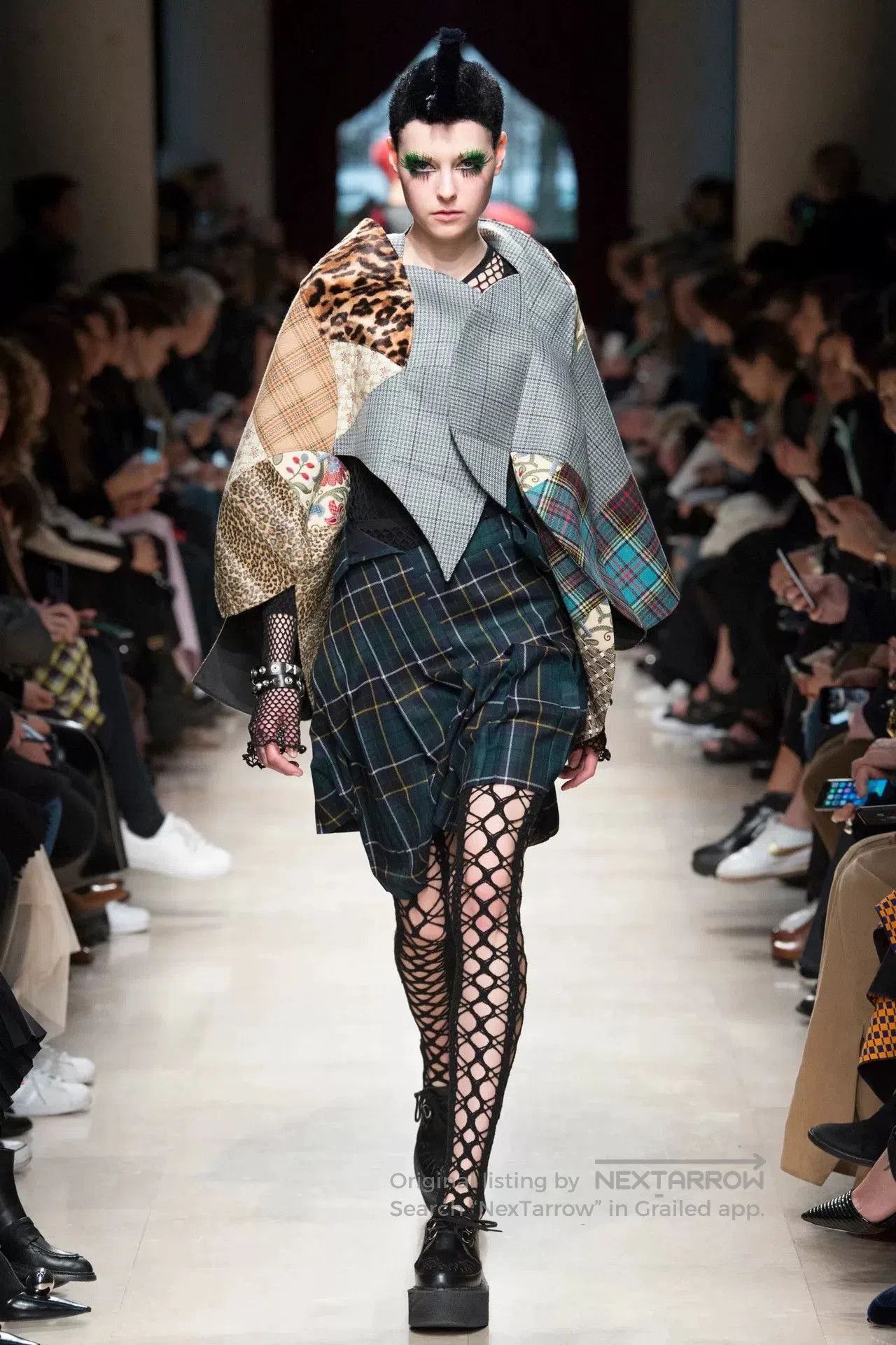 Junya Watanabe junya watanabe cdg 17aw plaid pleated dress. Size M / US 6-8 / IT 42-44 - 3 Thumbnail