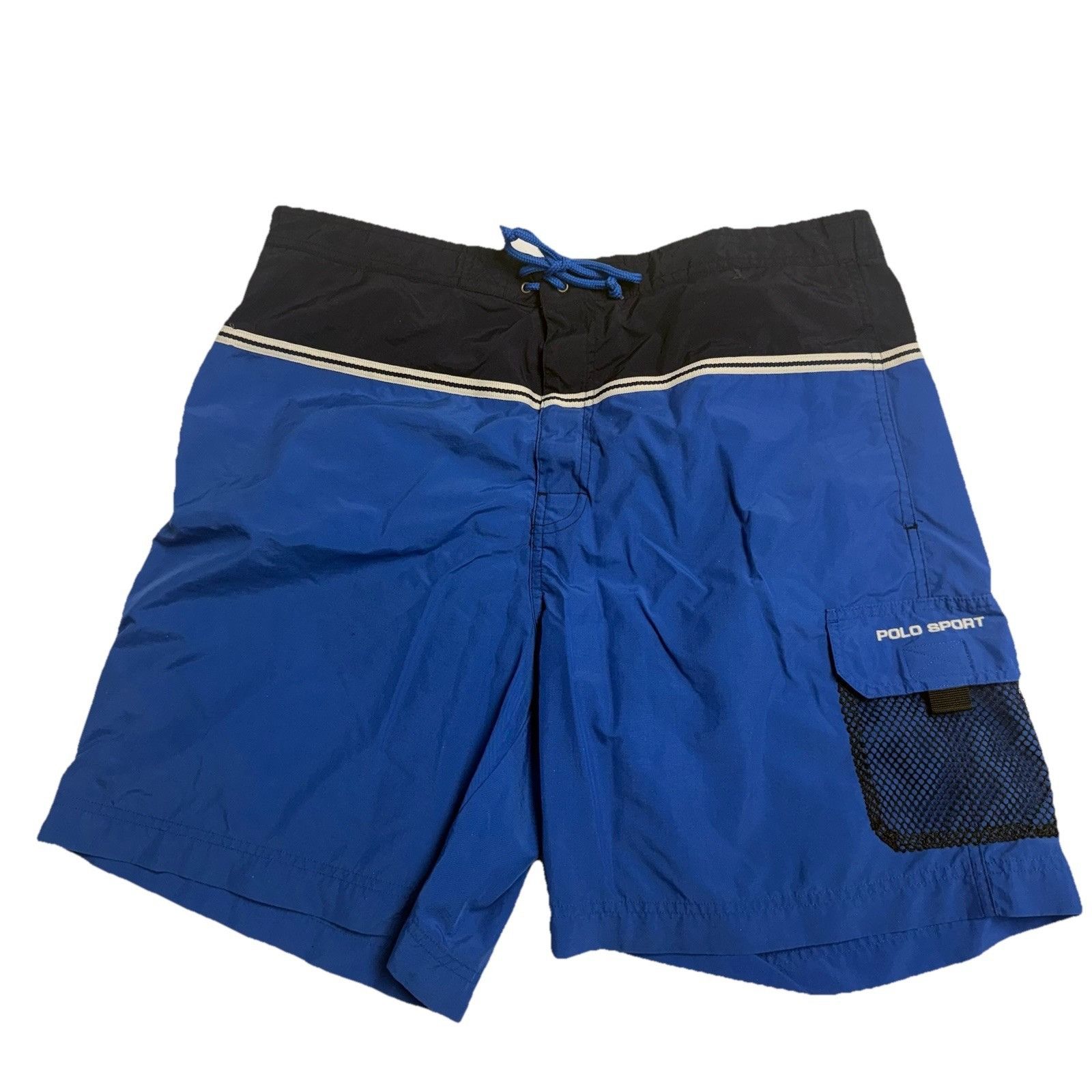 Polo Ralph Lauren Vintage Polo Sport Board Shorts Swimming Trunks Mens Large Size US 34 / EU 50 - 1 Thumbnail
