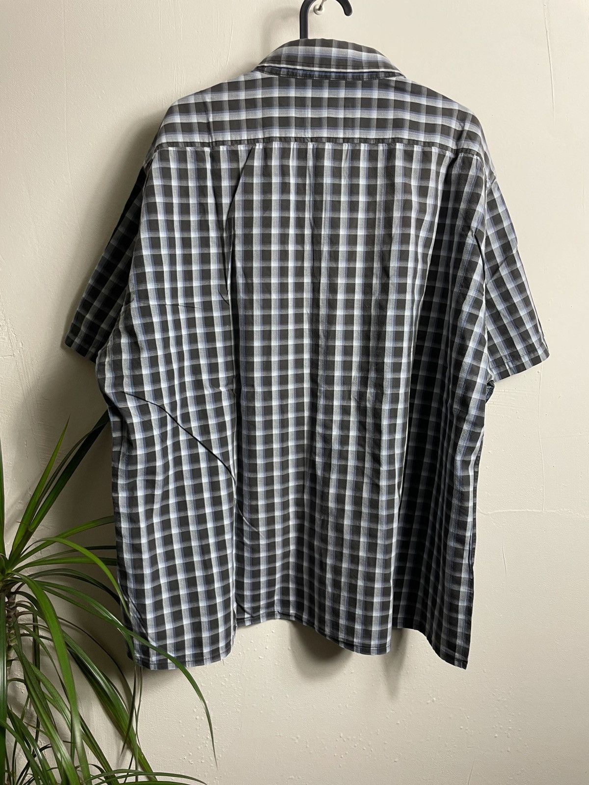 Vintage × Yves Saint Laurent Vintage Yves Saint Laurent YSL striped Short Sleeve Shirt Size US XXL / EU 58 / 5 - 3 Thumbnail