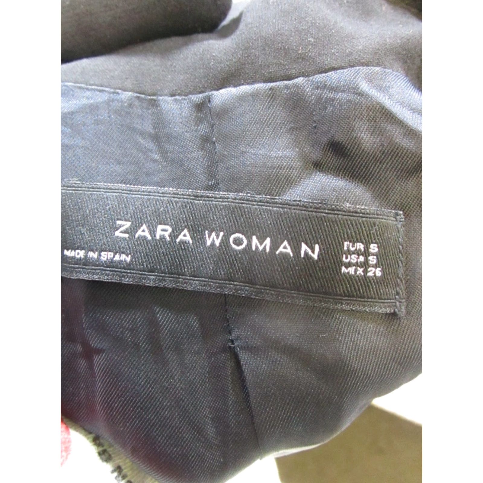 Zara Zara Blazer Womens Small Black Sport Coat Jacket Blazer S Black Regular Jacket Women's Blazer Sports Theme 90s? Size S / US 4 / IT 40 - 3 Thumbnail