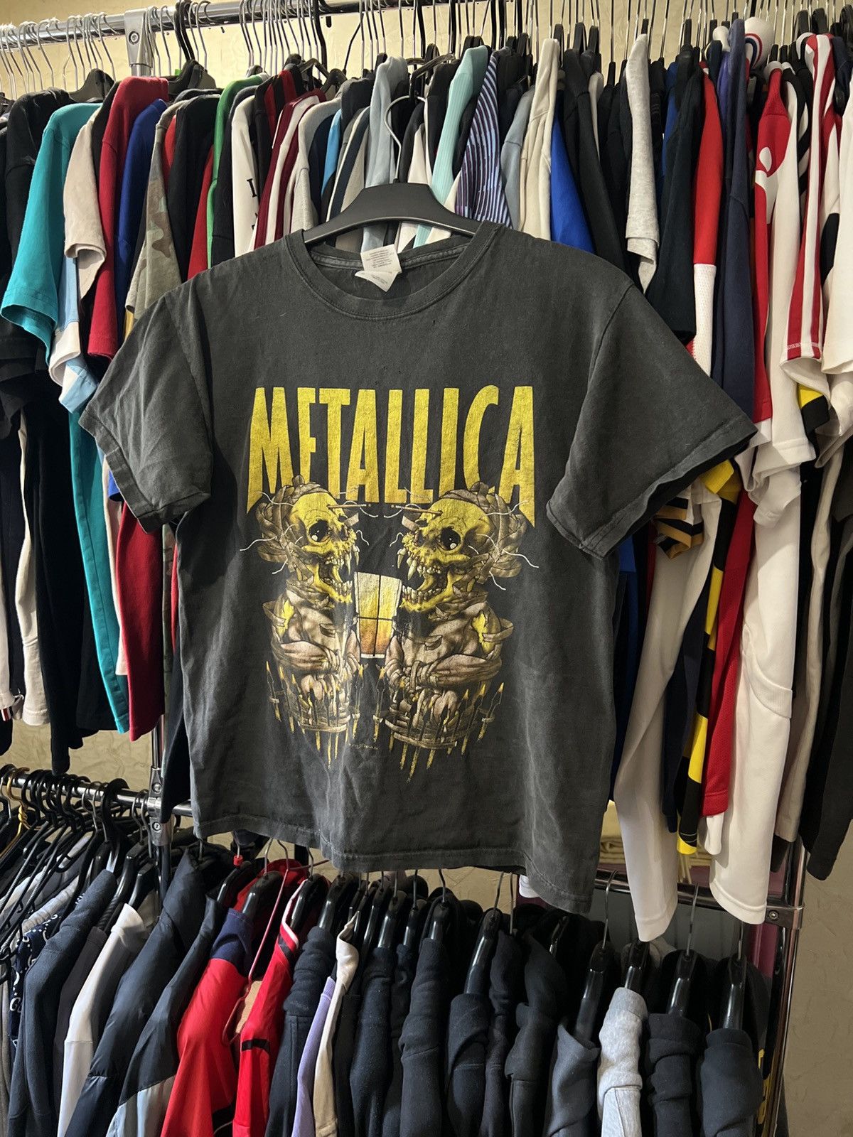Band Tees 2005/2006 VINTAGE METALLICA PUSHEAD SUNMER TOUR BAND T SHIRT Size US M / EU 48-50 / 2 - 1 Thumbnail