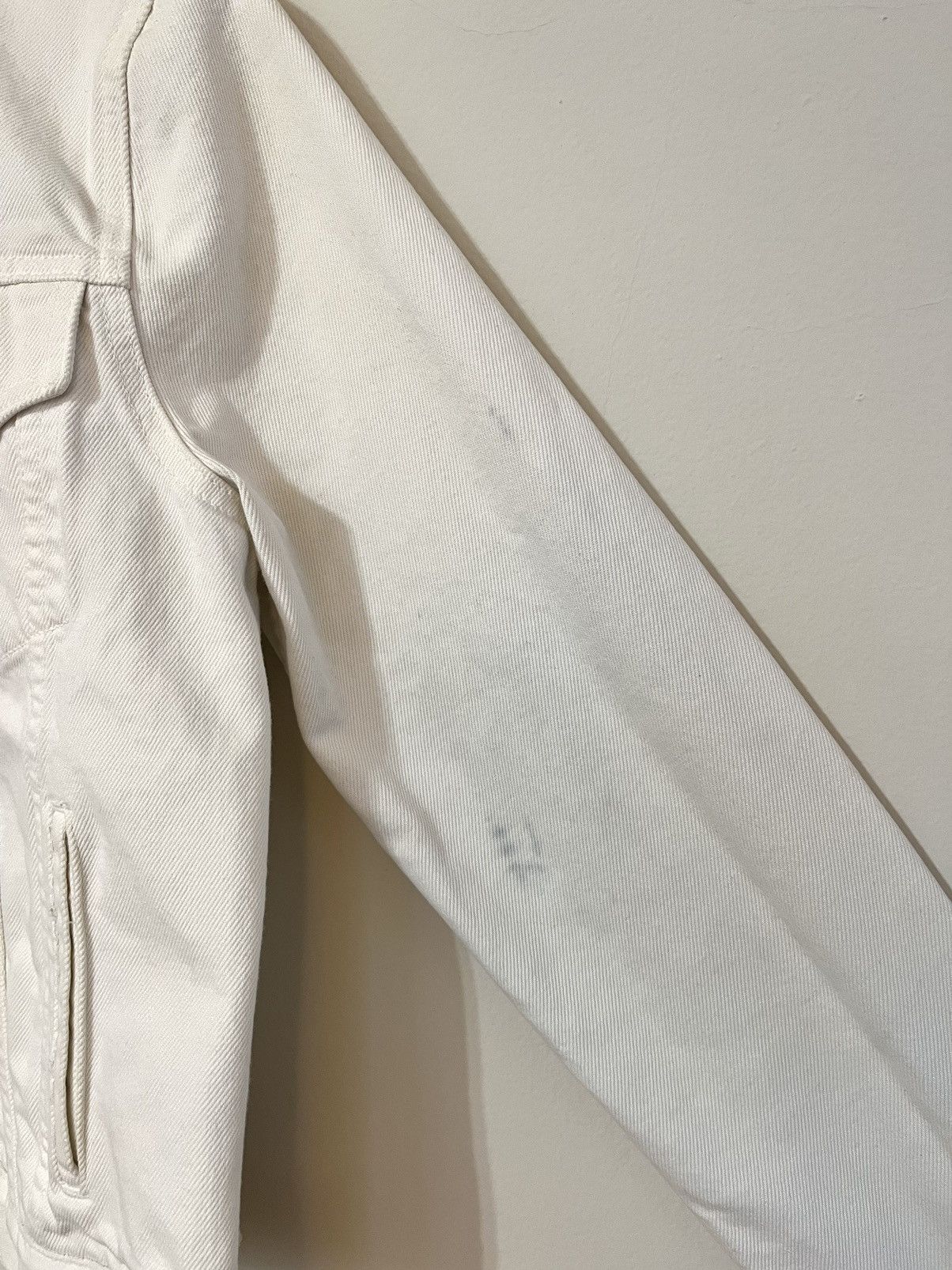 Helmut Lang Vintage Helmut Lang Women’s White Square Shoulder Jacket Size M / US 6-8 / IT 42-44 - 8 Thumbnail