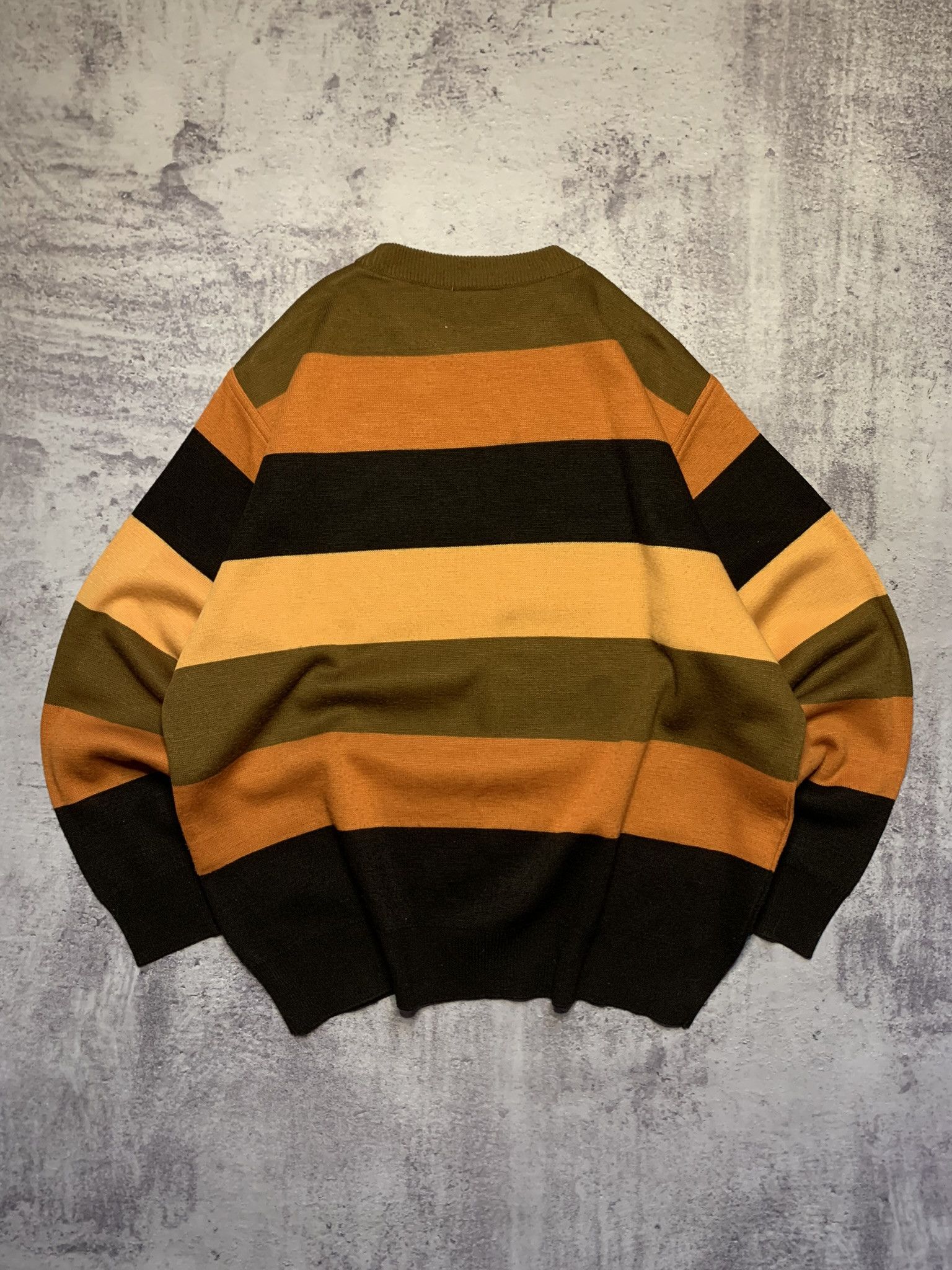 Lacoste Vintage Lacoste Striped Knit Sweater Size US L / EU 52-54 / 3 - 8 Thumbnail