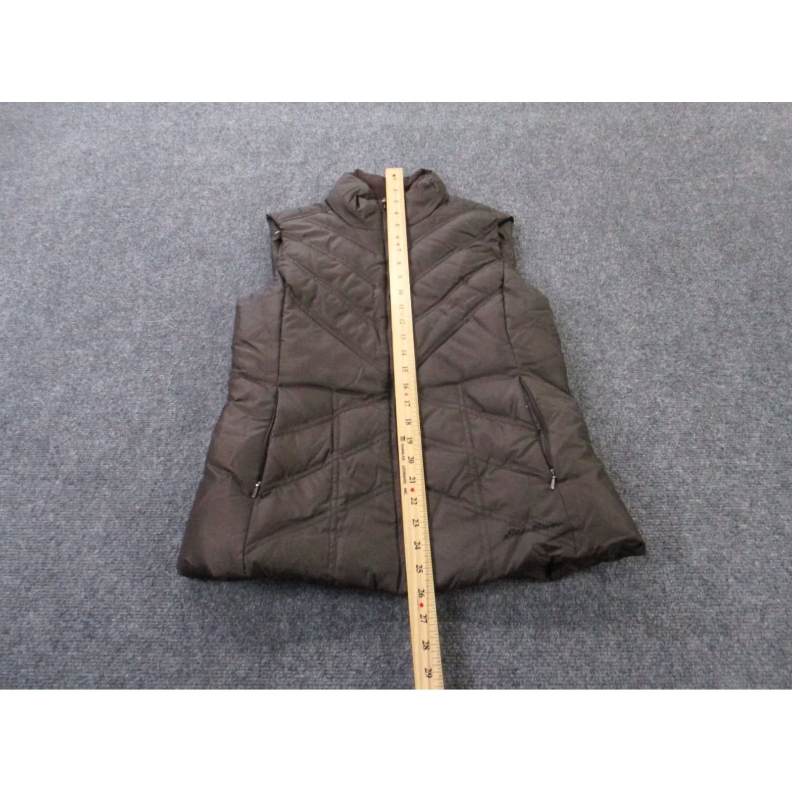 Eddie Bauer Eddie Bauer Vest Jacket Women XS Brown Goose Down Puffer Quilted Outdoor Preppy Size XS / US 0-2 / IT 36-38 - 3 Thumbnail