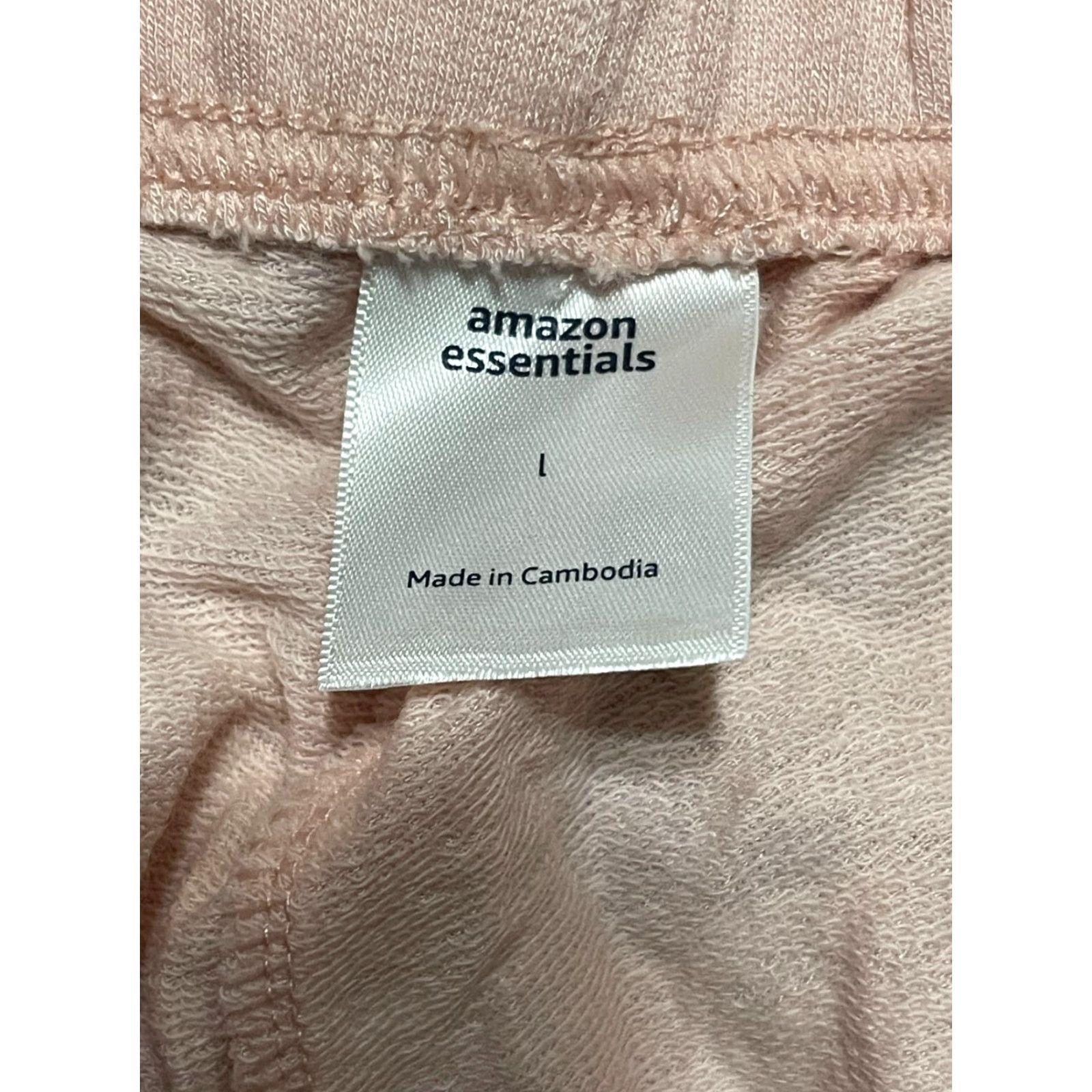 Essentials Amazon Essentials Pants Women's Size Large Blush Pink Straight Leg Tie Waist Casual Regular Size 36" / US 14 / IT 50 - 7 Thumbnail