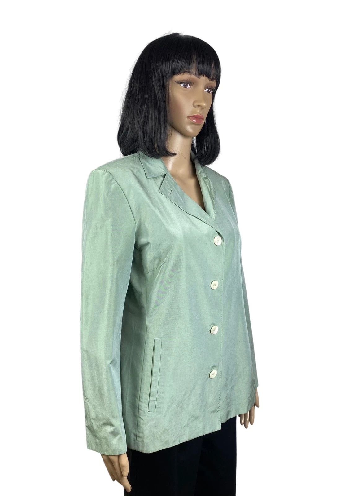 Cerruti 1881 Cerruti 1881 Shimmer Vintage Jacket Silk Cotton Size M / US 6-8 / IT 42-44 - 3 Thumbnail
