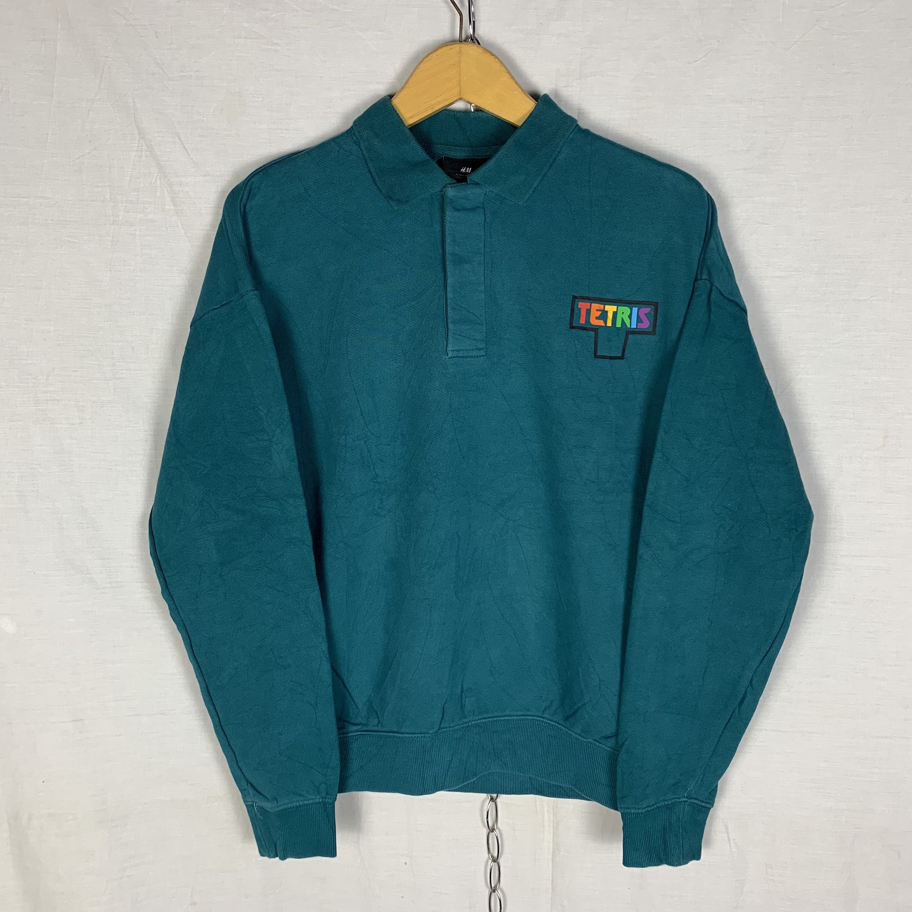 H&M H&M Tetris Sweatshirt Crewneck Collared Size US M / EU 48-50 / 2 - 1 Thumbnail