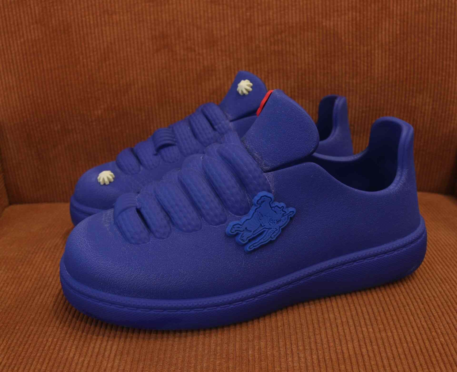 Japanese Brand Burberry Blue Clogs Made in Italy Size US 8 / EU 41 - 1 Thumbnail