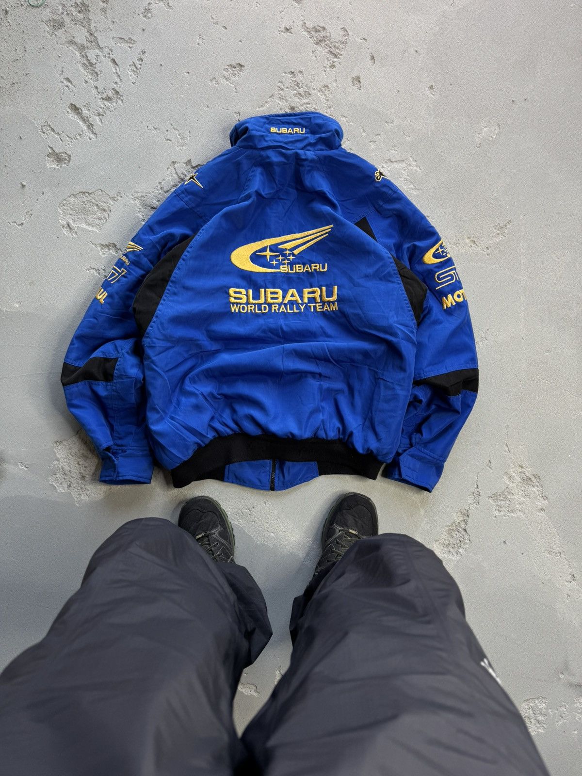 Vintage Rare Vintage Subaru World Bally Team Bomber Racing Jacket Size US M / EU 48-50 / 2 - 2 Thumbnail
