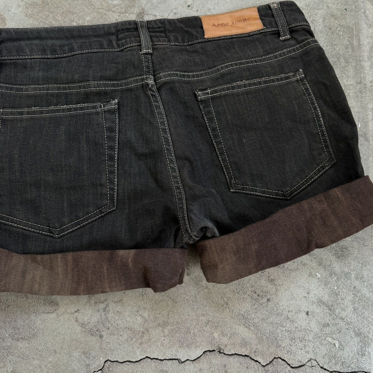 Acne Studios Acne Jeans Brown Hex Earth Denim Shorts Size 30" / US 8 / IT 44 - 6 Thumbnail