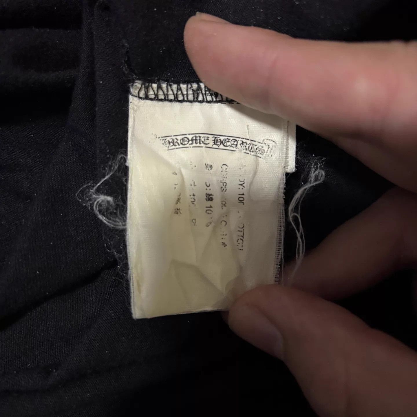 Chrome Hearts Black Short Sleeve Pocket Tee with White Graphics Size US XXS / EU 40 - 4 Thumbnail