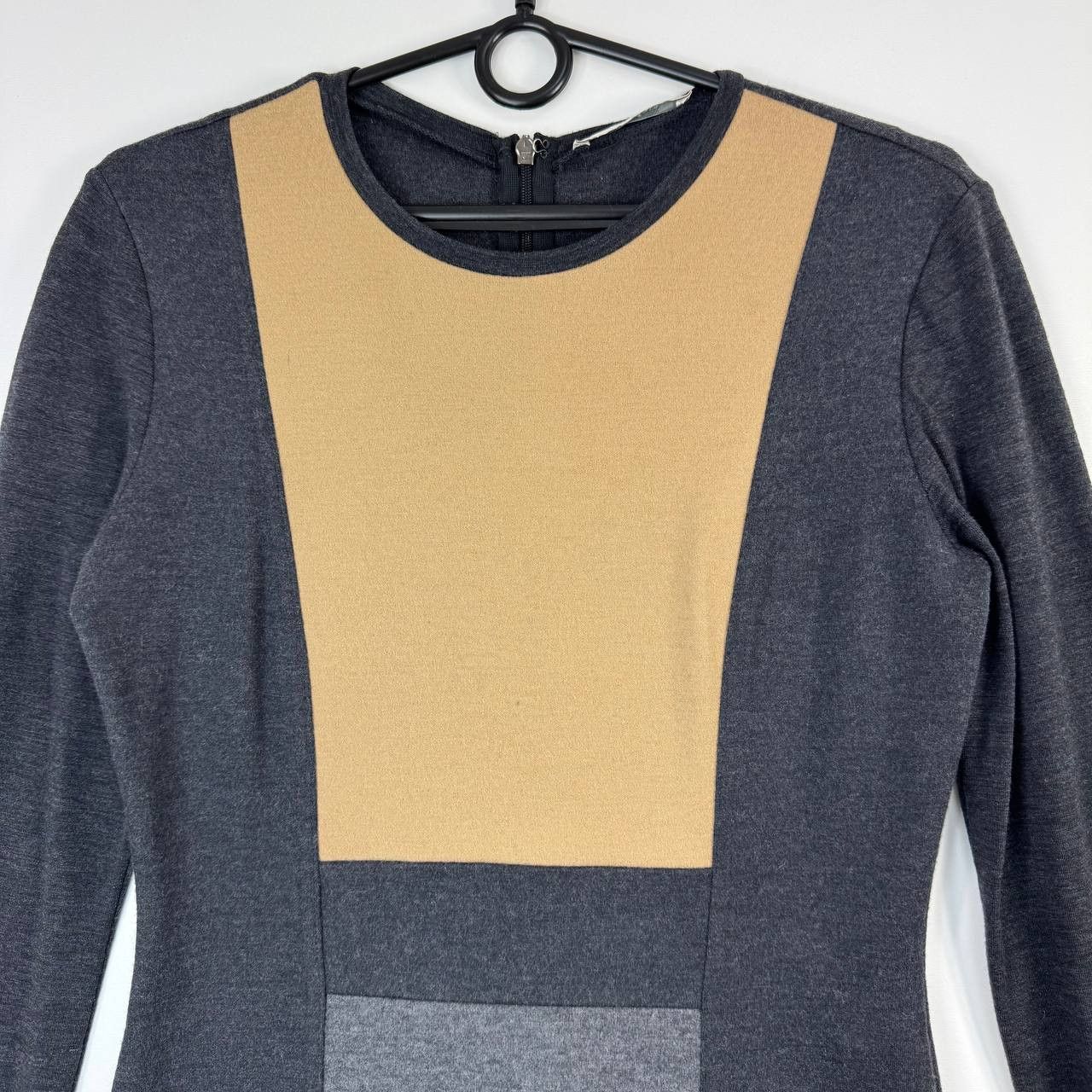 Max Mara MaxMara Colorblock Knit Bodycon Midi Dress Womens Size S Size S / US 4 / IT 40 - 2 Thumbnail