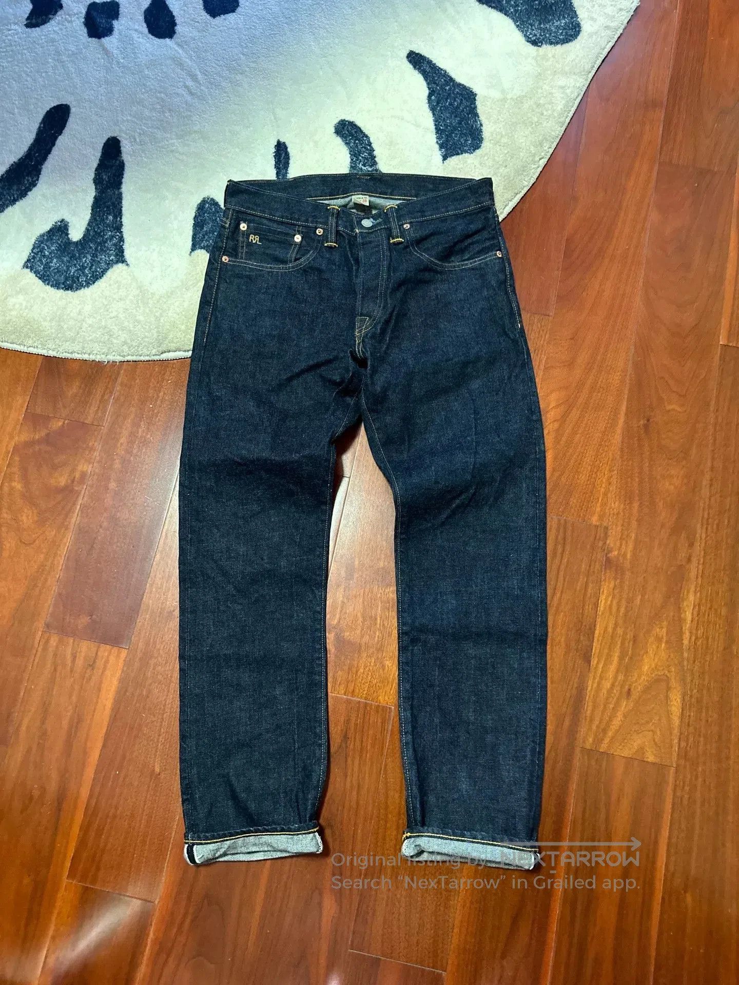 RRL Ralph Lauren RRL Slim Fit Selvedge Jean. Size US 32 / EU 48 - 1 Thumbnail