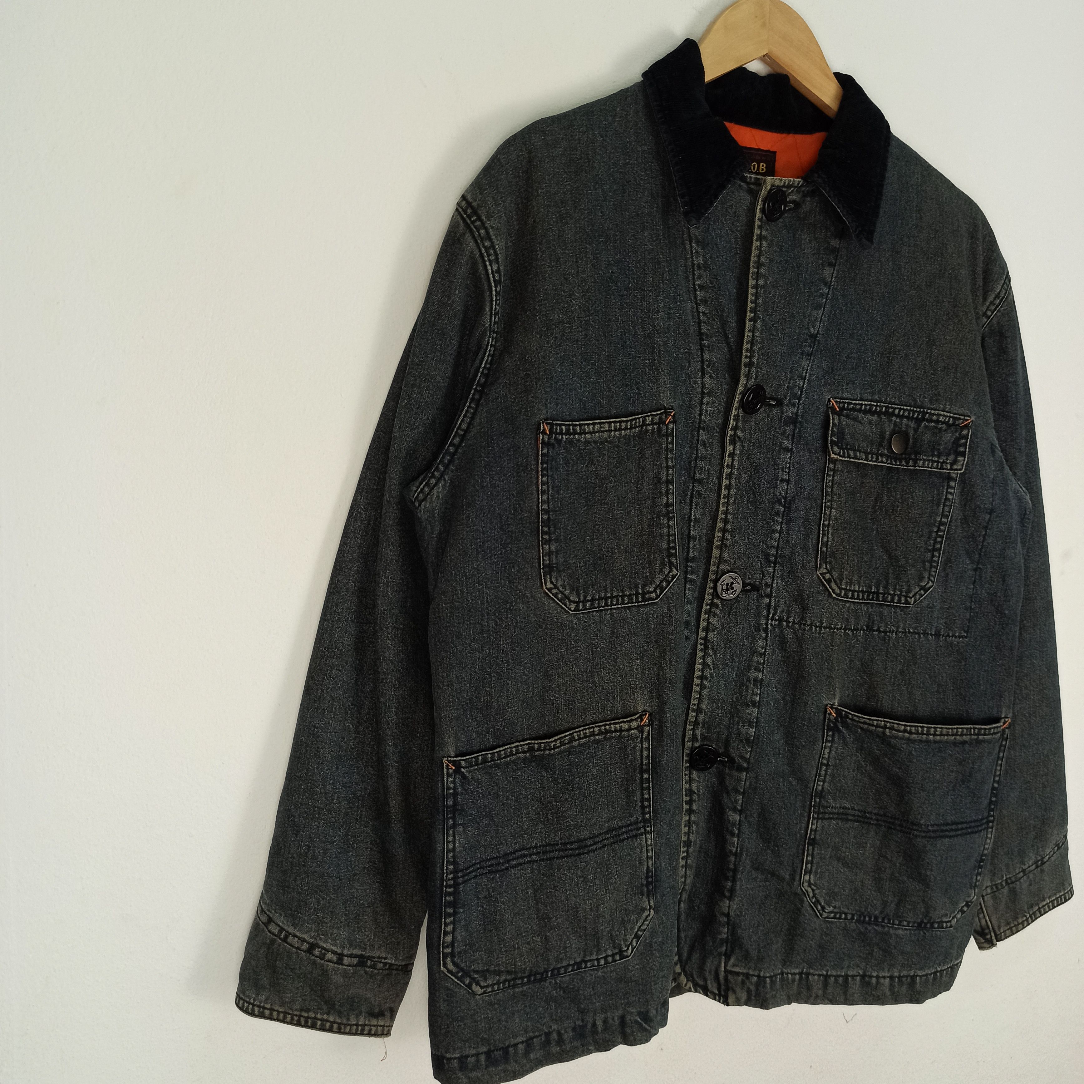 FOB Factory 🔥STEALS🔥 F.O.B Jacket Jeans Blue Rare Size US M / EU 48-50 / 2 - 2 Thumbnail