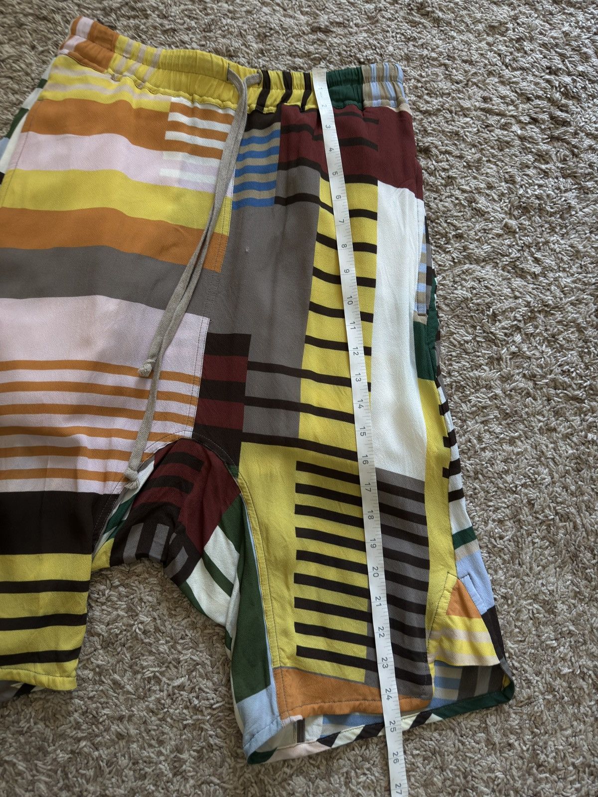 Rick Owens SS20 Tecautl Uxmal Basket Swingers Shorts Size US 30 / EU 46 - 6 Thumbnail