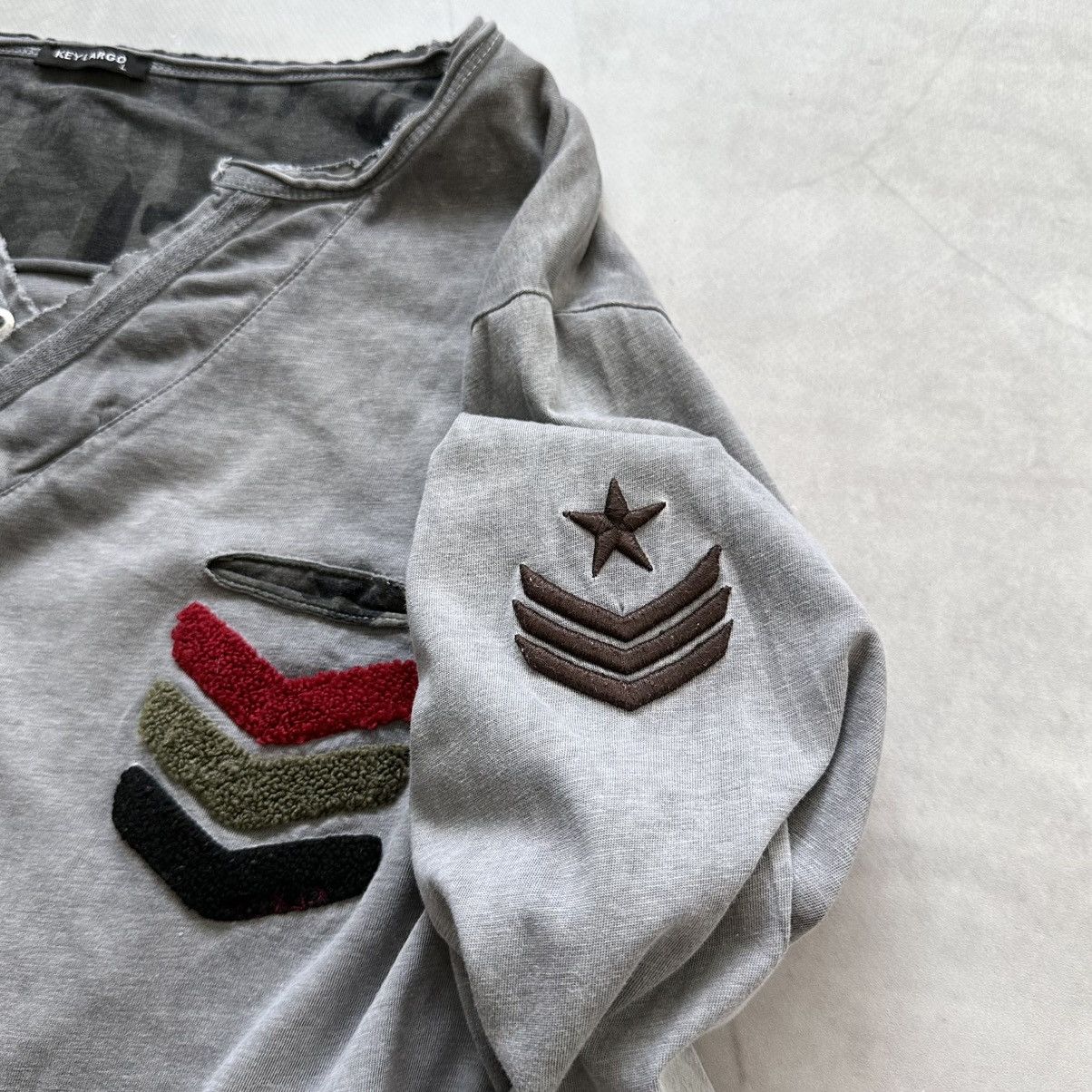 Hysteric Glamour × Undercover Army Chevron If Six Was Nine LGB Vibe Long Sleeve T Shirt Size US L / EU 52-54 / 3 - 4 Thumbnail