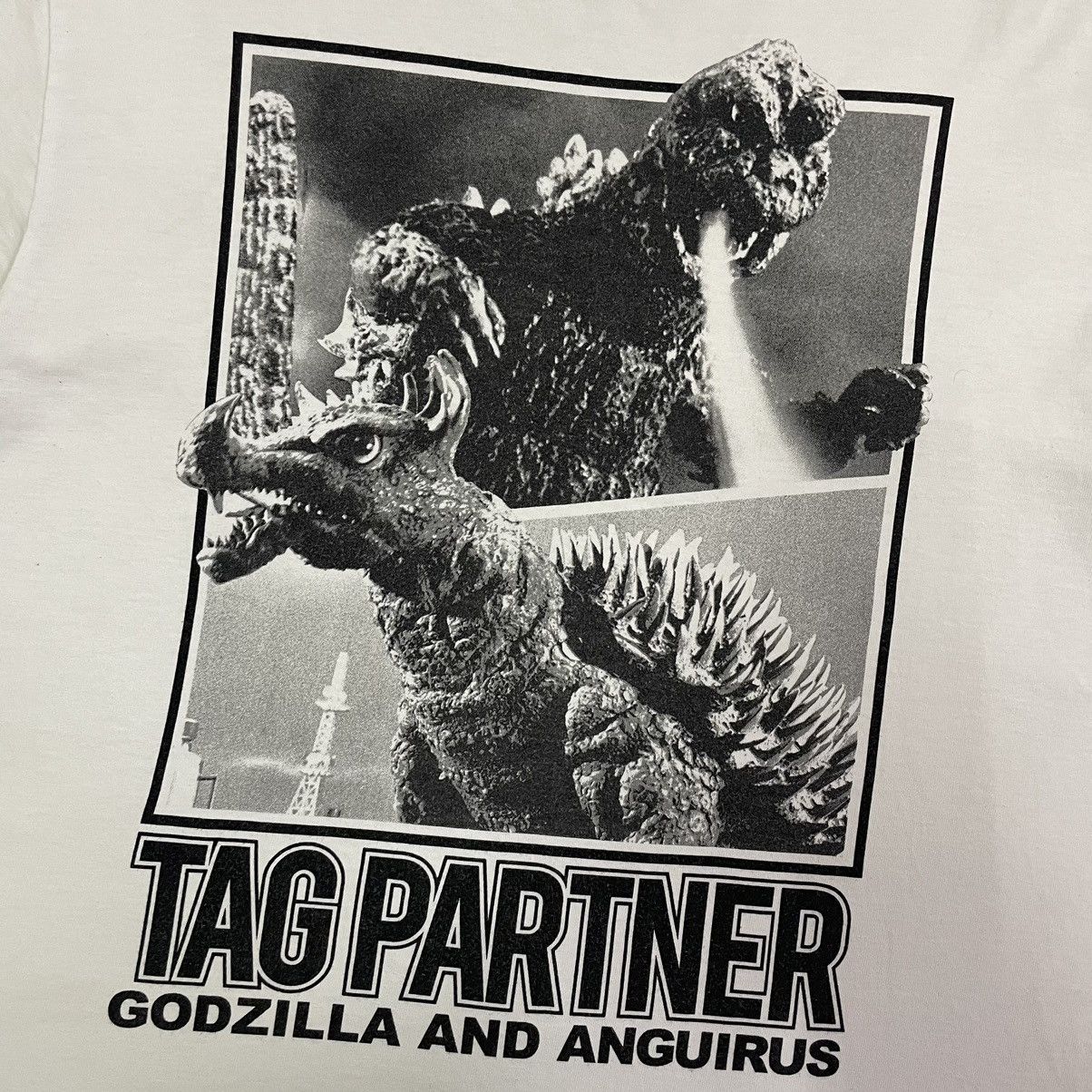 Japanese Brand Vintage Godzilla & Anguirus Cospa Rarely Tag Find Size US L / EU 52-54 / 3 - 5 Thumbnail