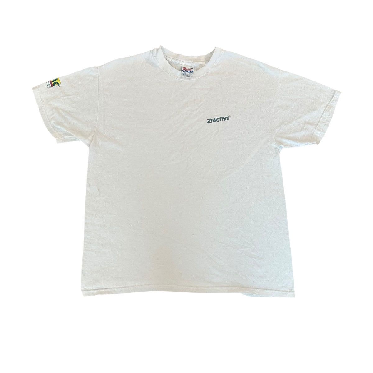 Hanes Vintage 1990s Ziac Ziactive pharmaceutical promo shirt XL Size US XL / EU 56 / 4 - 2 Thumbnail