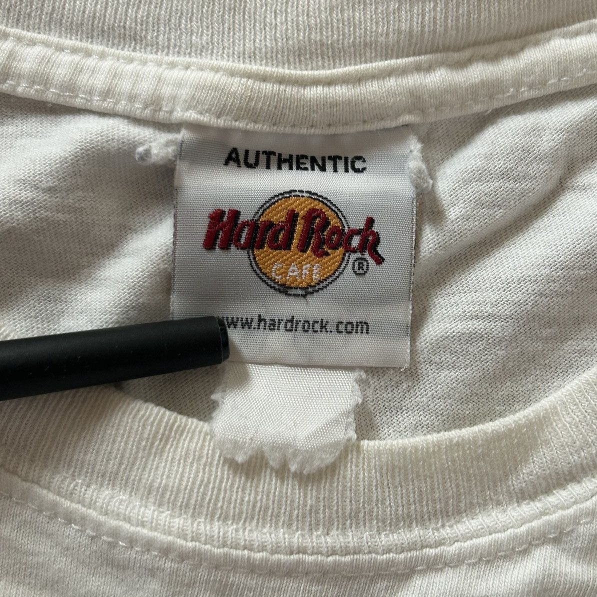 Hard Rock Cafe Hard Rock Cafe White T-Shirt Size US XL / EU 56 / 4 - 3 Thumbnail