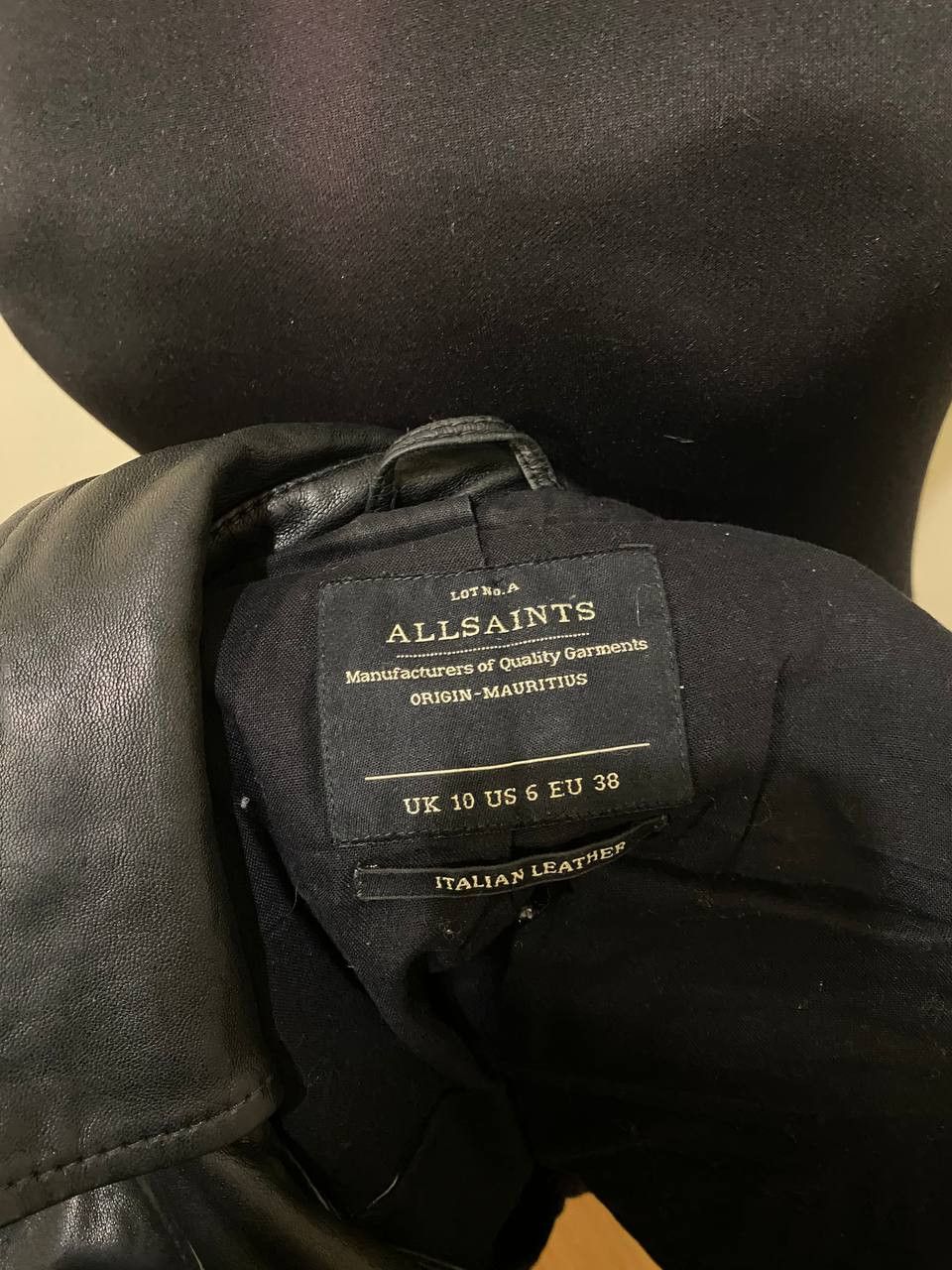 Allsaints AllSaints Italian leather biker jacket, size US 6. Size M / US 6-8 / IT 42-44 - 12 Thumbnail