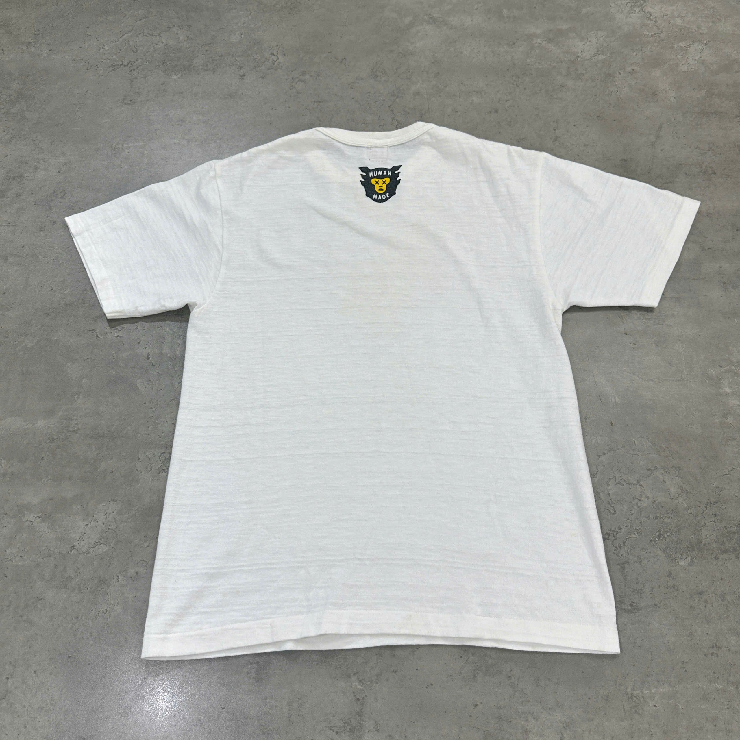 Human Made KAWS X HUMAN MADE #6 TEE WHITE Size US M / EU 48-50 / 2 - 2 Thumbnail