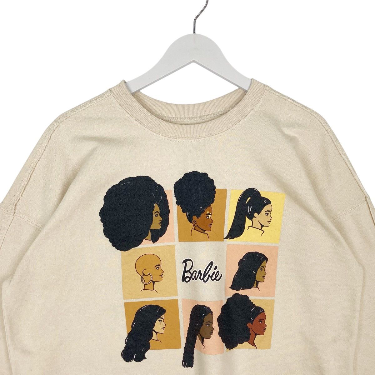 Other Vintage Barbie Crop Top Sweatshirt Crewneck Beige Size L Size L / US 10 / IT 46 - 4 Thumbnail