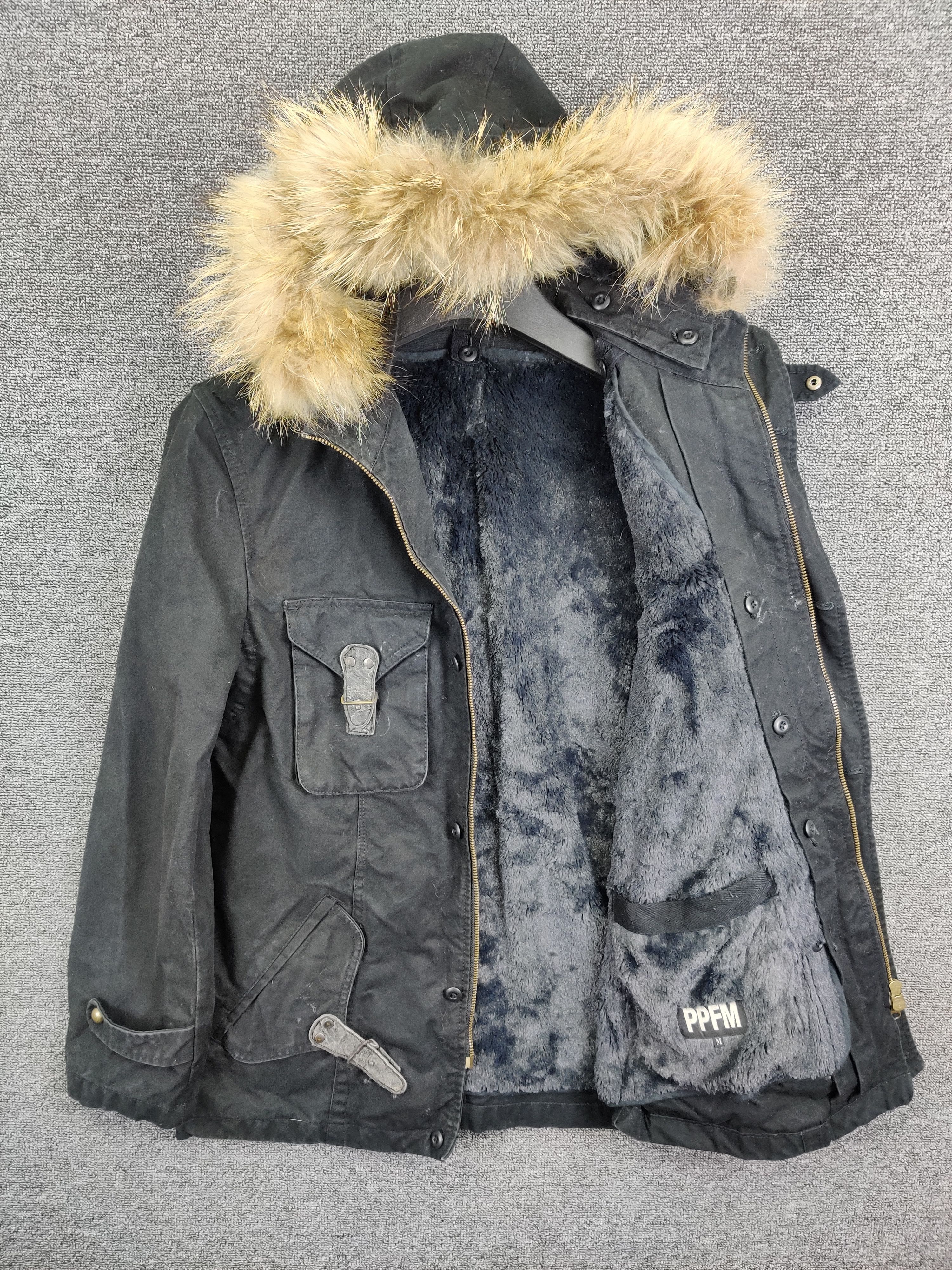 PPFM Vintage 90s PPFM Moleskin Bondage Fur Jacket Size US M / EU 48-50 / 2 - 6 Thumbnail