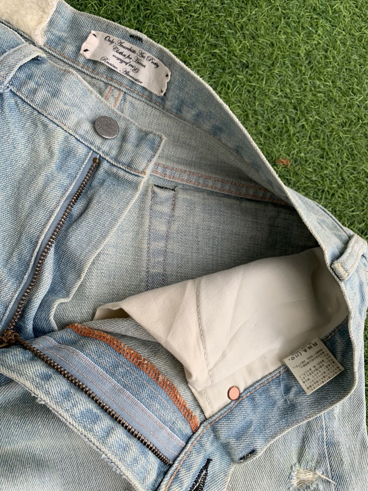 Hope 🔥⚡️Vintage Japanese Brand Distressed RNA Jeans Size US 31 - 12 Thumbnail