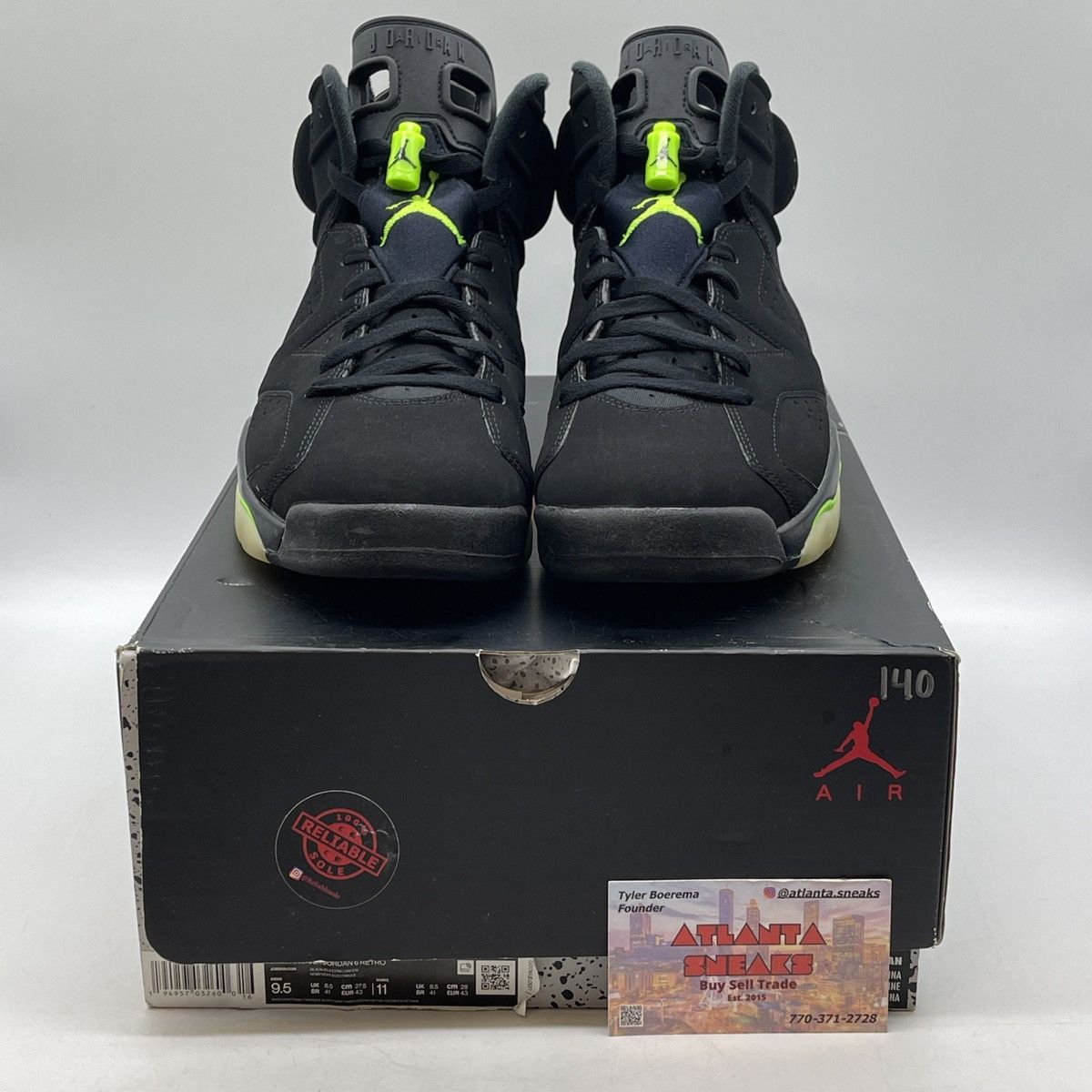 Jordan Brand Air Jordan 6 electric green Size US 9.5 / EU 42-43 - 2 Thumbnail