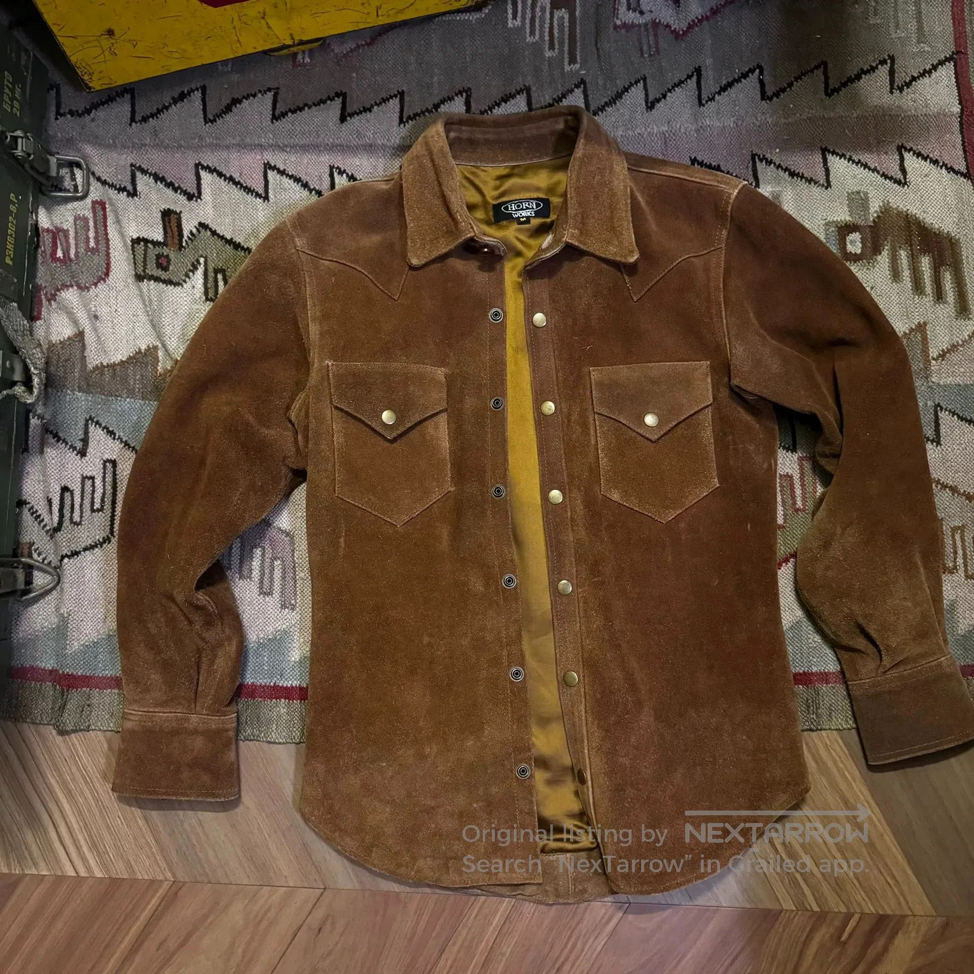 Vintage Vintage 70s Western Style Suede Jacket. Size US M / EU 48-50 / 2 - 1 Thumbnail