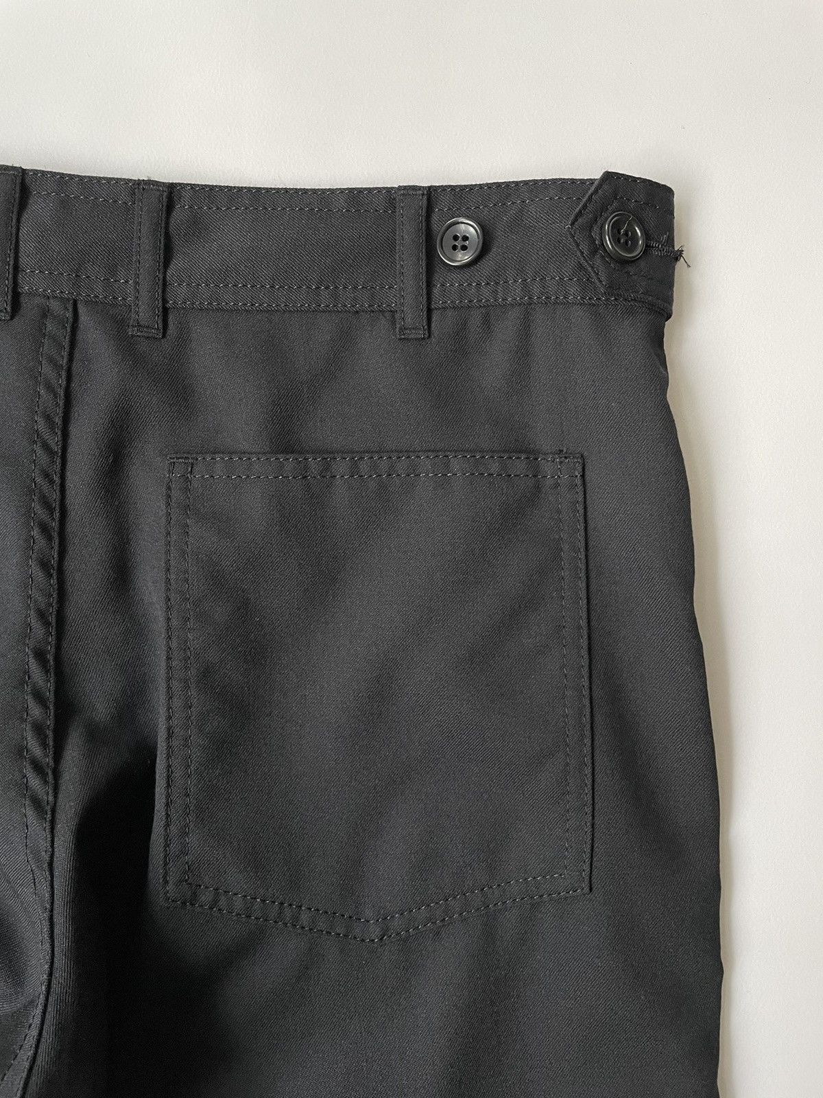 Comme des Garcons A/W 12 Black Wool ‘Flight Cargo’ Pants Size US 32 / EU 48 - 11 Thumbnail