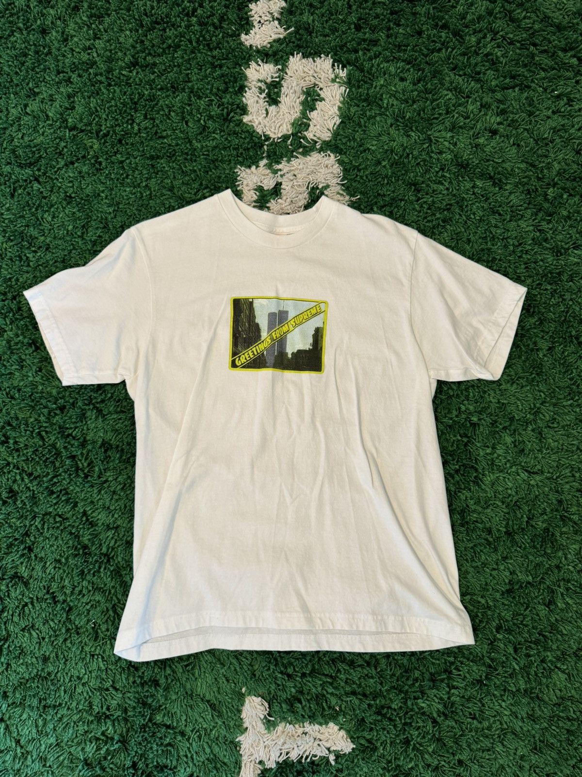 Supreme Supreme Greetings Tee Size US M / EU 48-50 / 2 - 1 Thumbnail