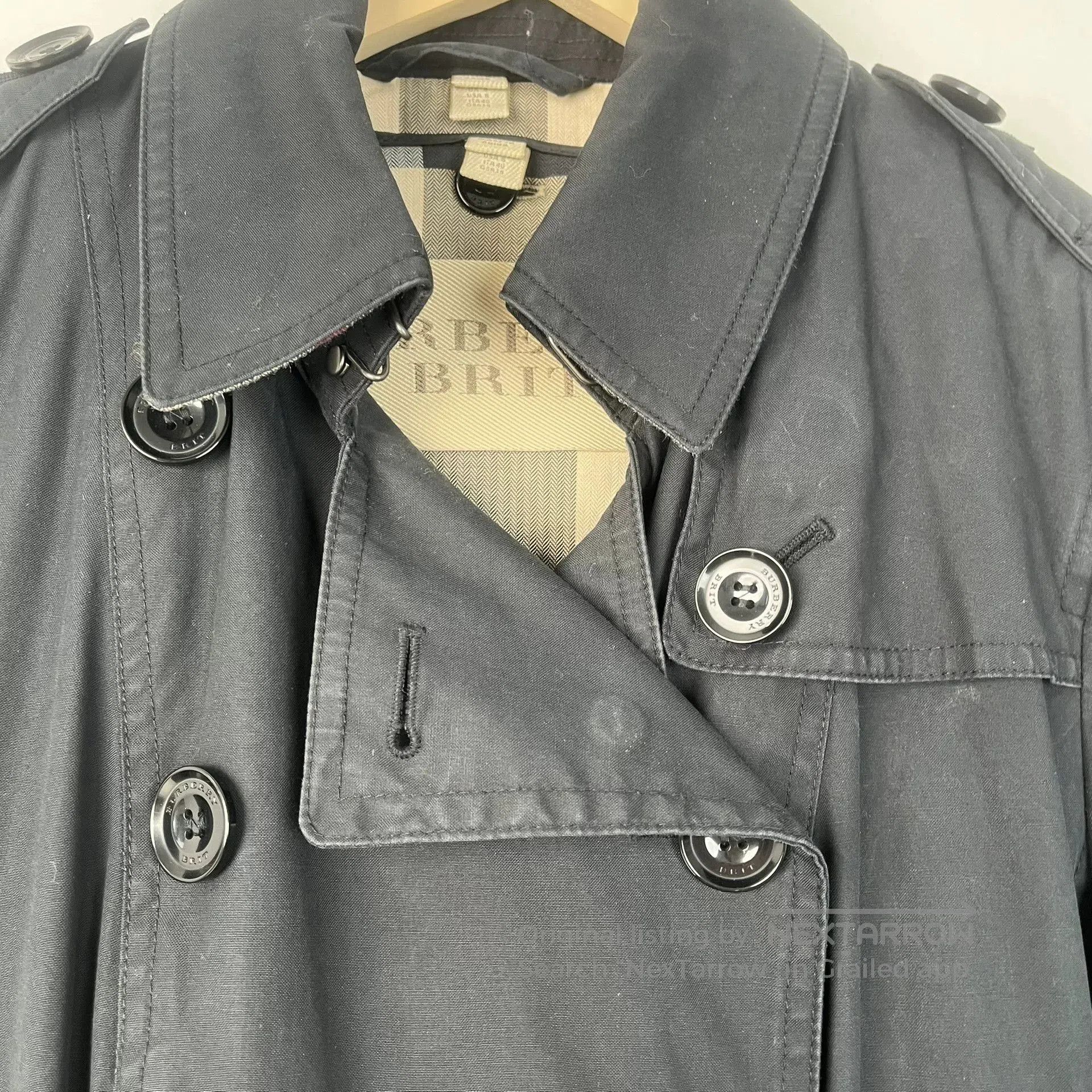 Burberry Burberry Brit Black Trench Coat. Size US M / EU 48-50 / 2 - 4 Thumbnail