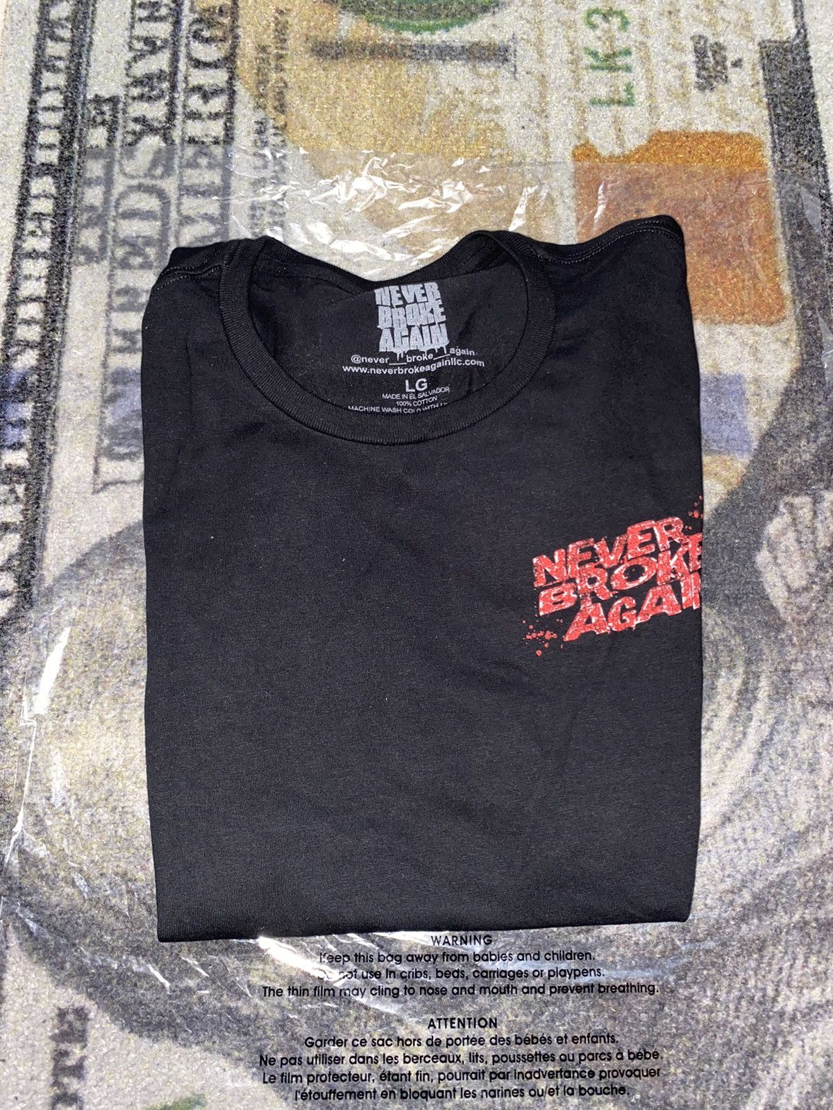 Band Tees × Rap Tees NBA Youngboy Never Broke Again Merch T Shirt Size US L / EU 52-54 / 3 - 2 Thumbnail