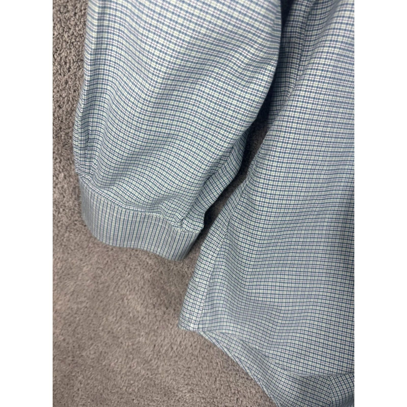 Brooks Brothers Brooks Brothers Shirt Mens XL Blue Green Check Regent Non Iron Supima Cotton Size US XL / EU 56 / 4 - 2 Thumbnail