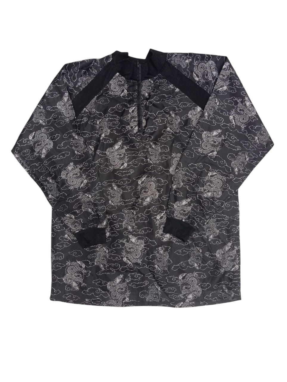 Japanese Brand Vintage Full Print Dragons Half zipper Shirt Size US L / EU 52-54 / 3 - 2 Thumbnail